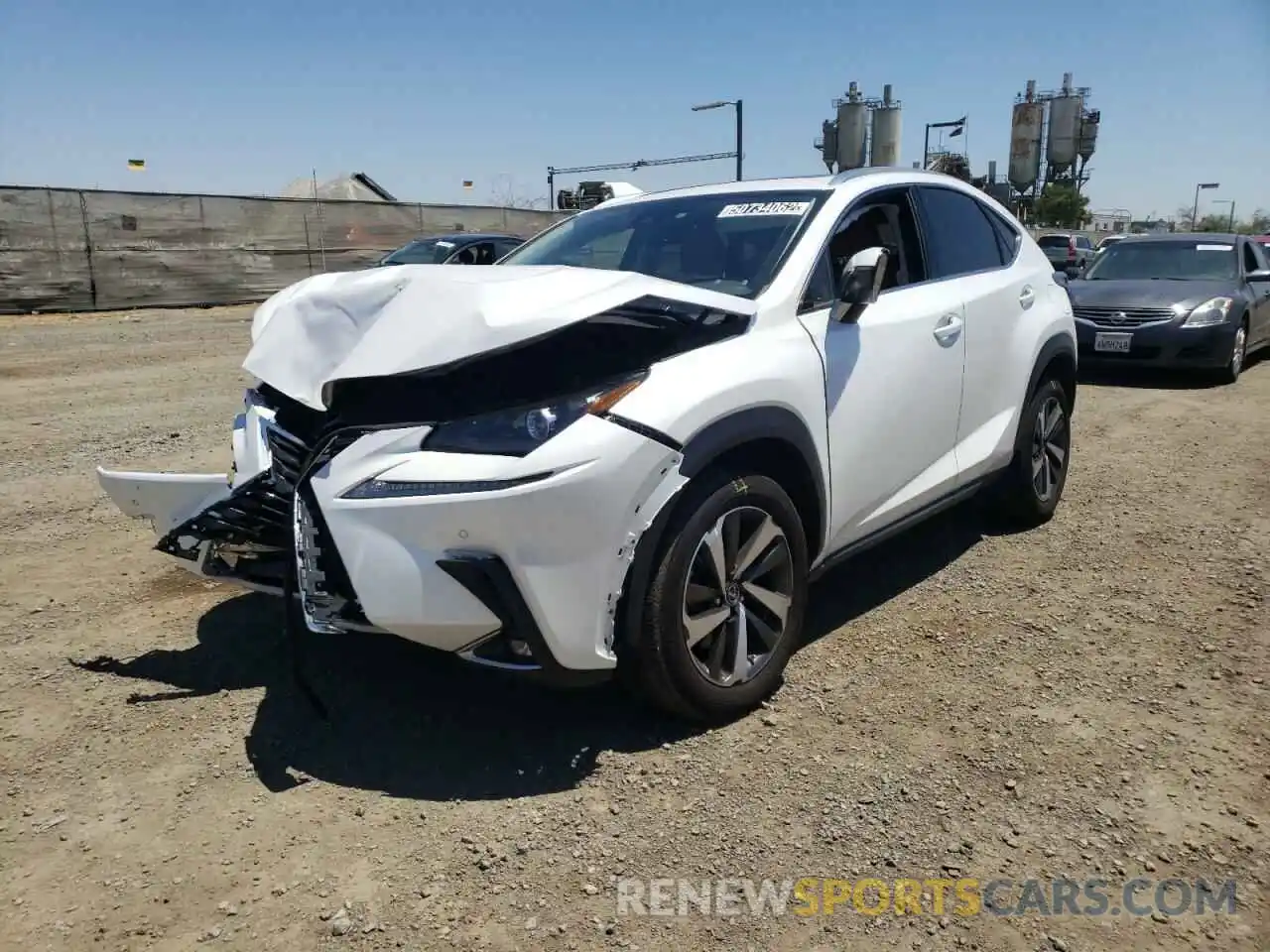 2 Фотография поврежденного автомобиля JTJGARBZ5L5020454 LEXUS NX 2020