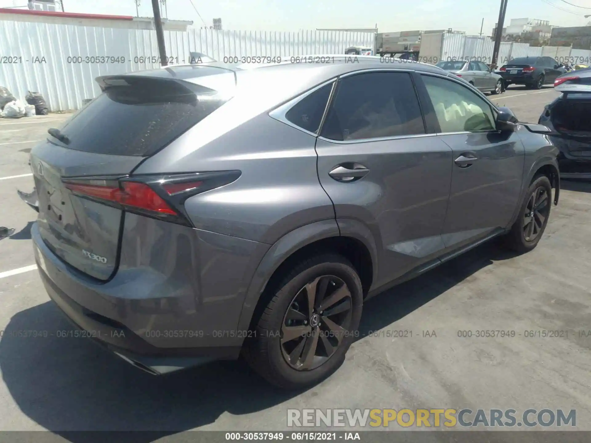 4 Фотография поврежденного автомобиля JTJGARBZ6L2167447 LEXUS NX 2020