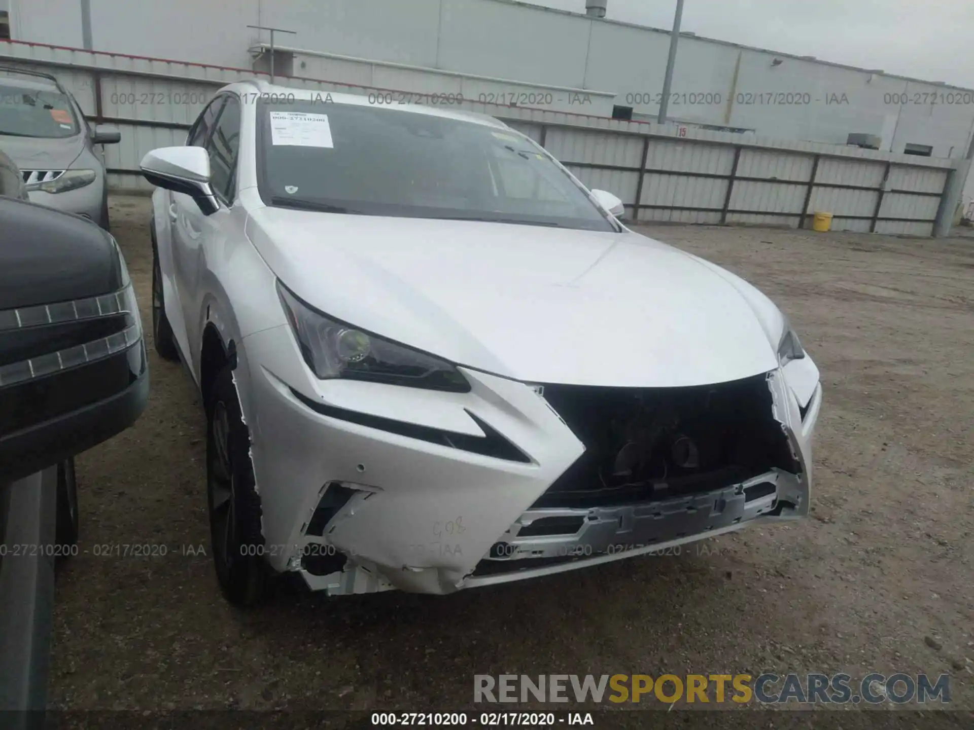 1 Photograph of a damaged car JTJGARBZ6L5005994 LEXUS NX 2020