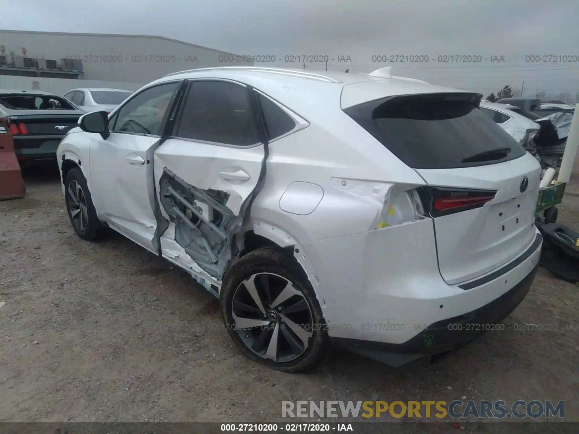 3 Photograph of a damaged car JTJGARBZ6L5005994 LEXUS NX 2020