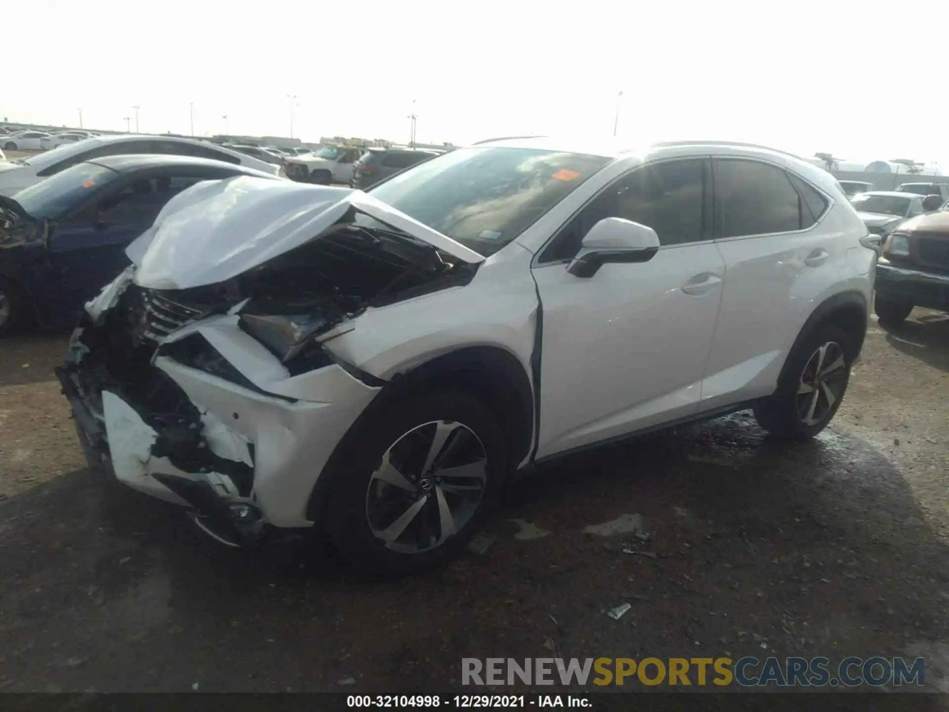 2 Photograph of a damaged car JTJGARBZ6L5016865 LEXUS NX 2020