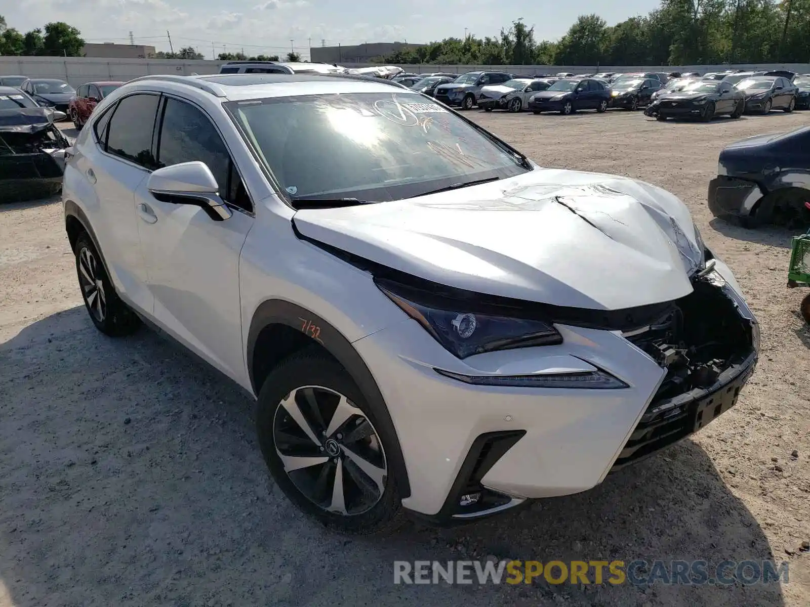 1 Photograph of a damaged car JTJGARBZ6L5020057 LEXUS NX 2020