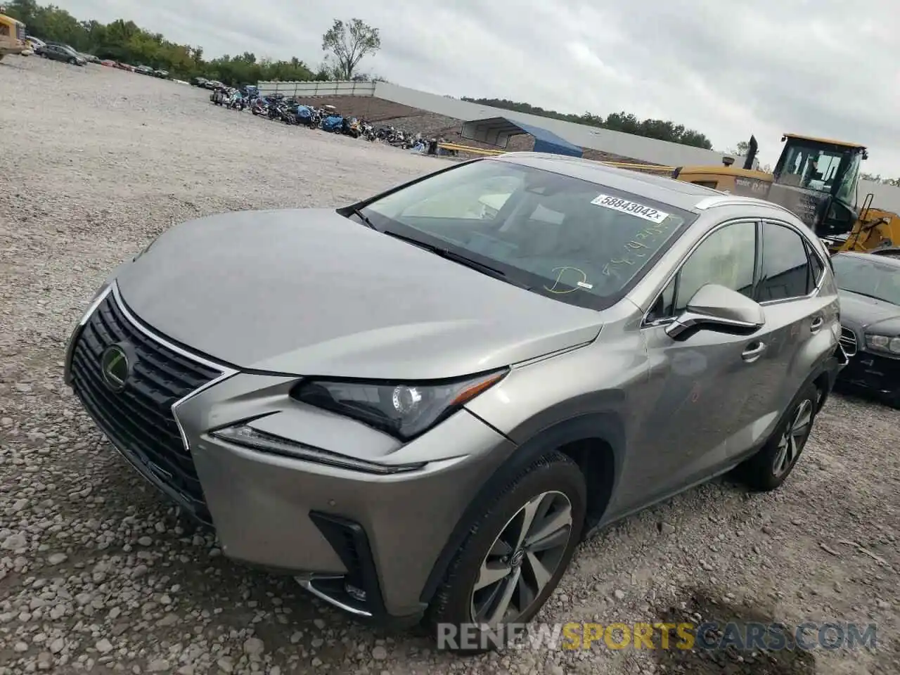 2 Фотография поврежденного автомобиля JTJGARBZ7L2159406 LEXUS NX 2020