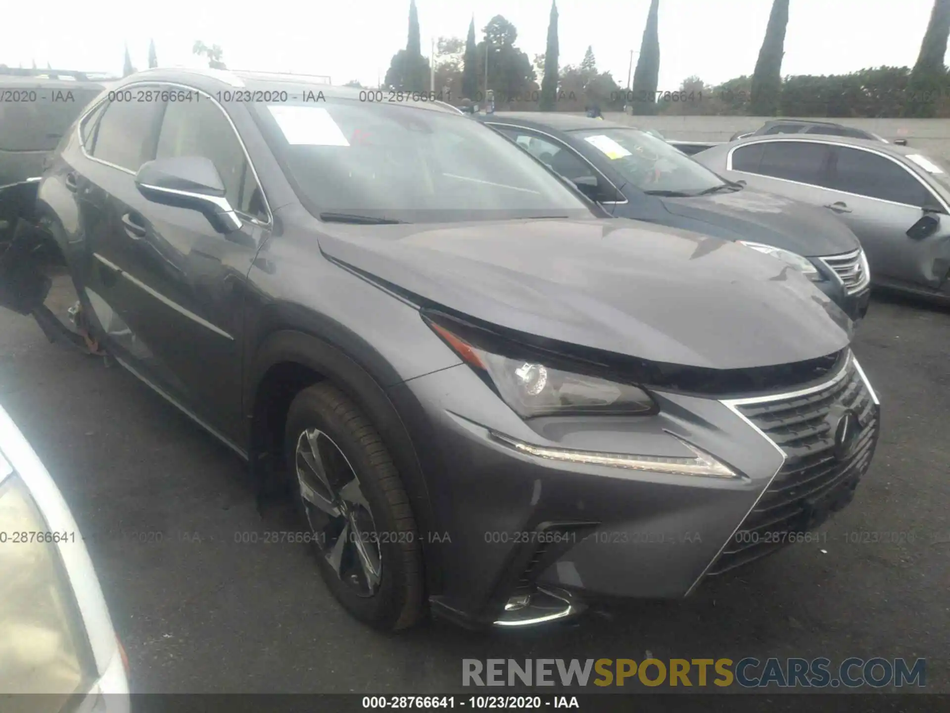 1 Фотография поврежденного автомобиля JTJGARBZ7L2165139 LEXUS NX 2020