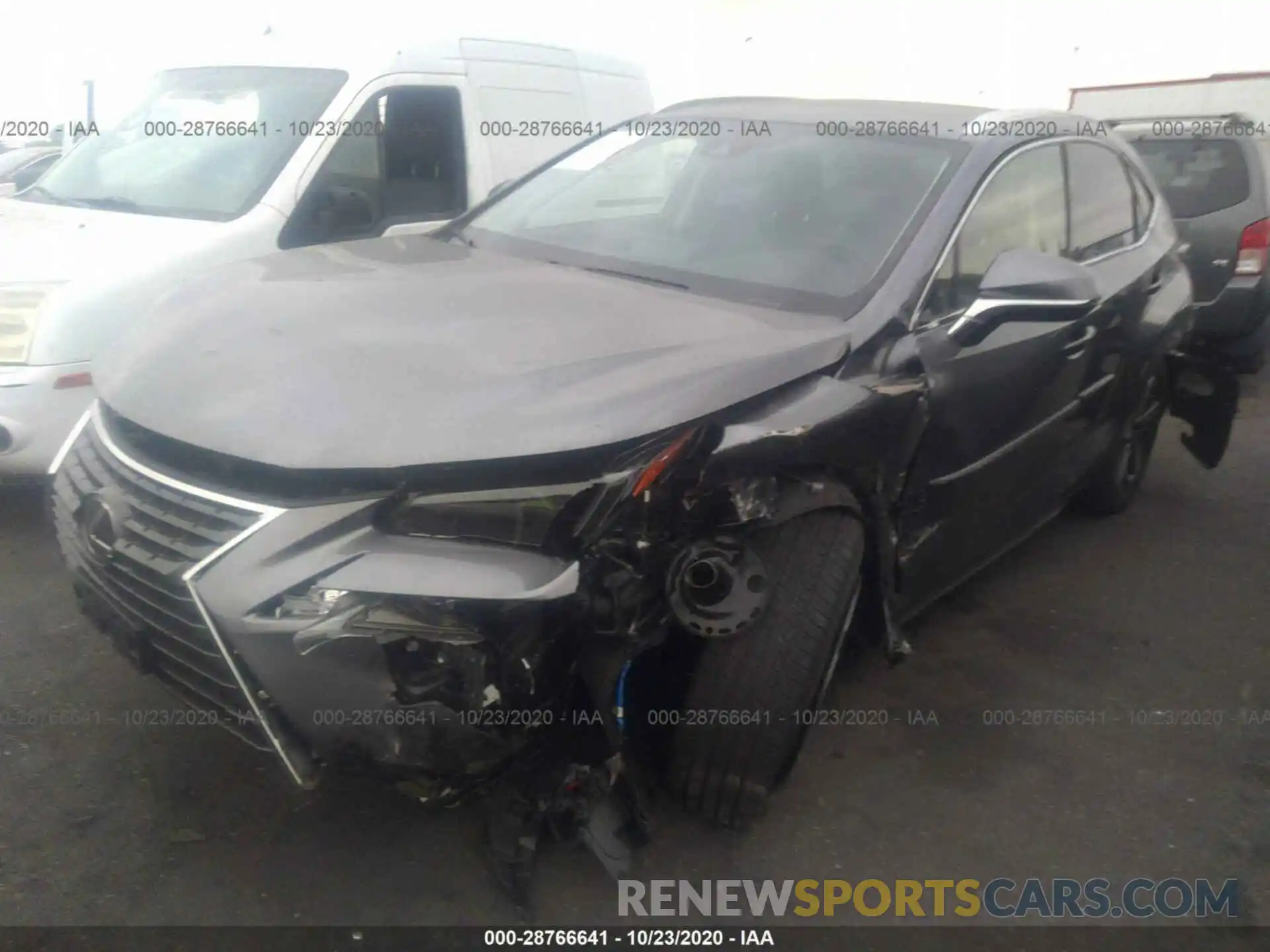 2 Фотография поврежденного автомобиля JTJGARBZ7L2165139 LEXUS NX 2020