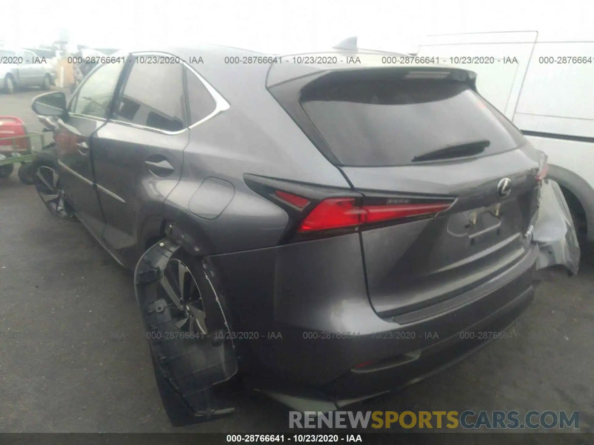 3 Фотография поврежденного автомобиля JTJGARBZ7L2165139 LEXUS NX 2020