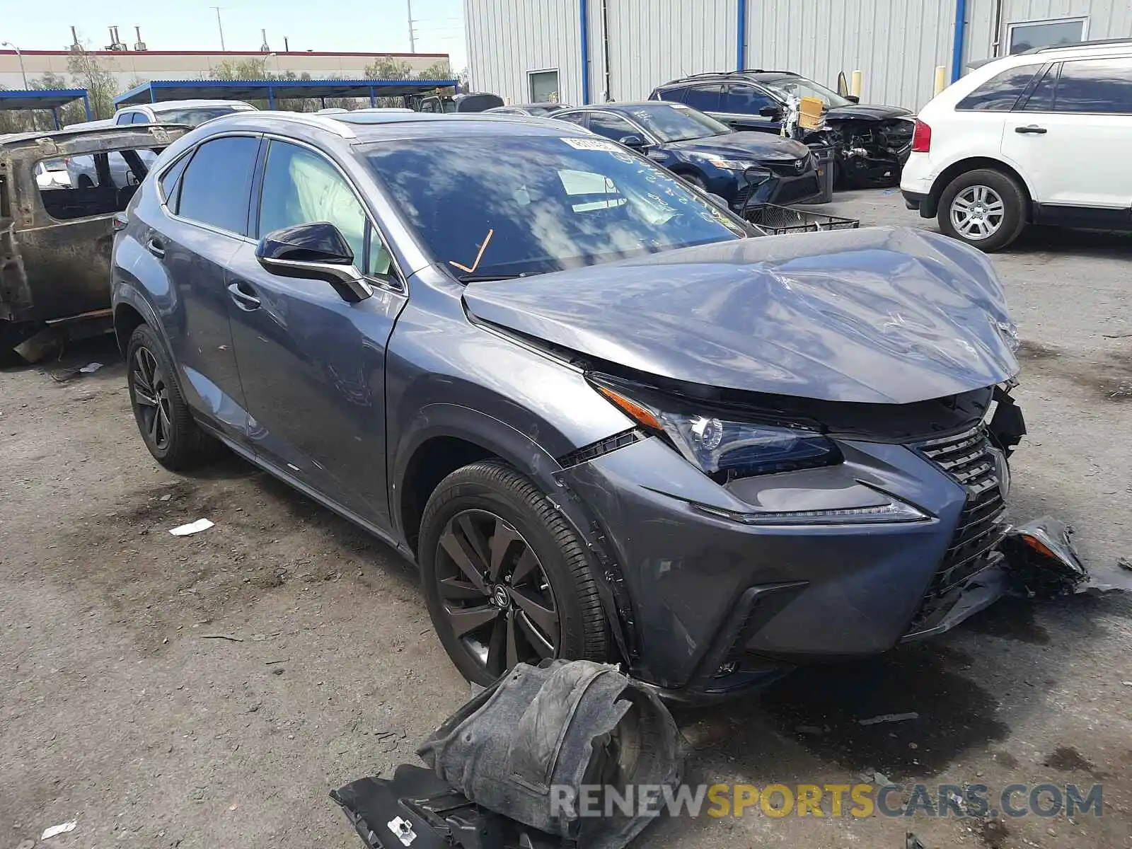 1 Photograph of a damaged car JTJGARBZ7L2170695 LEXUS NX 2020