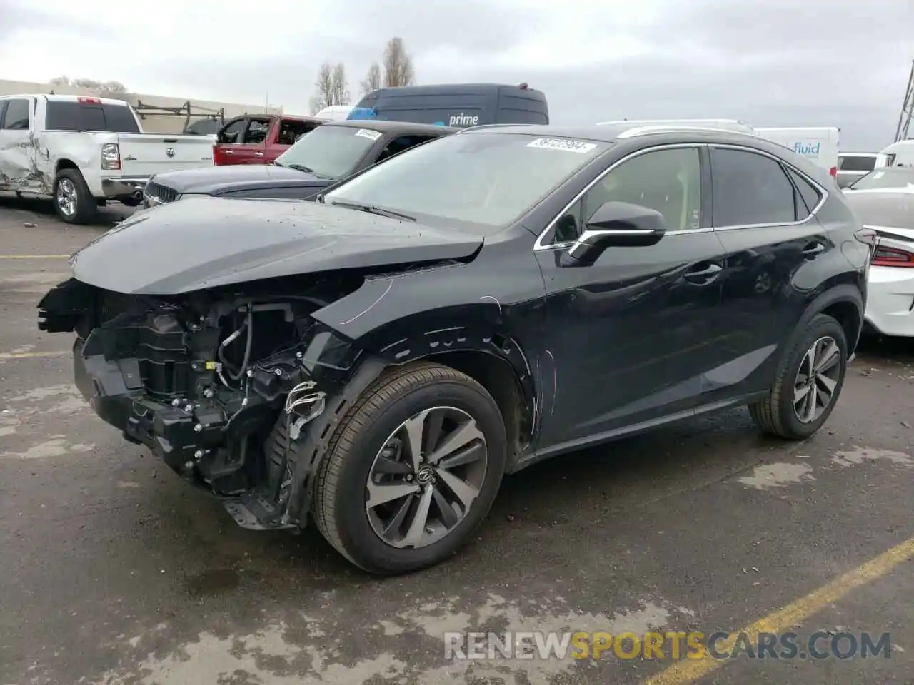 1 Photograph of a damaged car JTJGARBZ7L2177954 LEXUS NX 2020