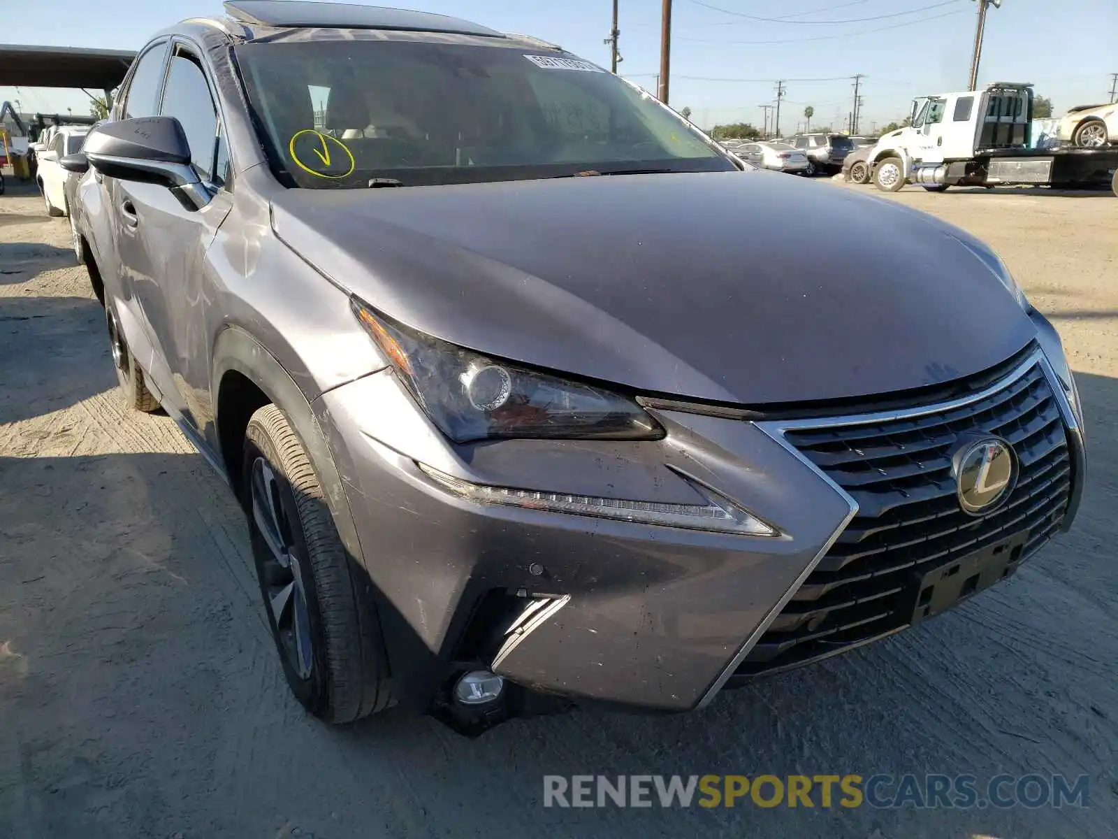 1 Photograph of a damaged car JTJGARBZ7L5001470 LEXUS NX 2020