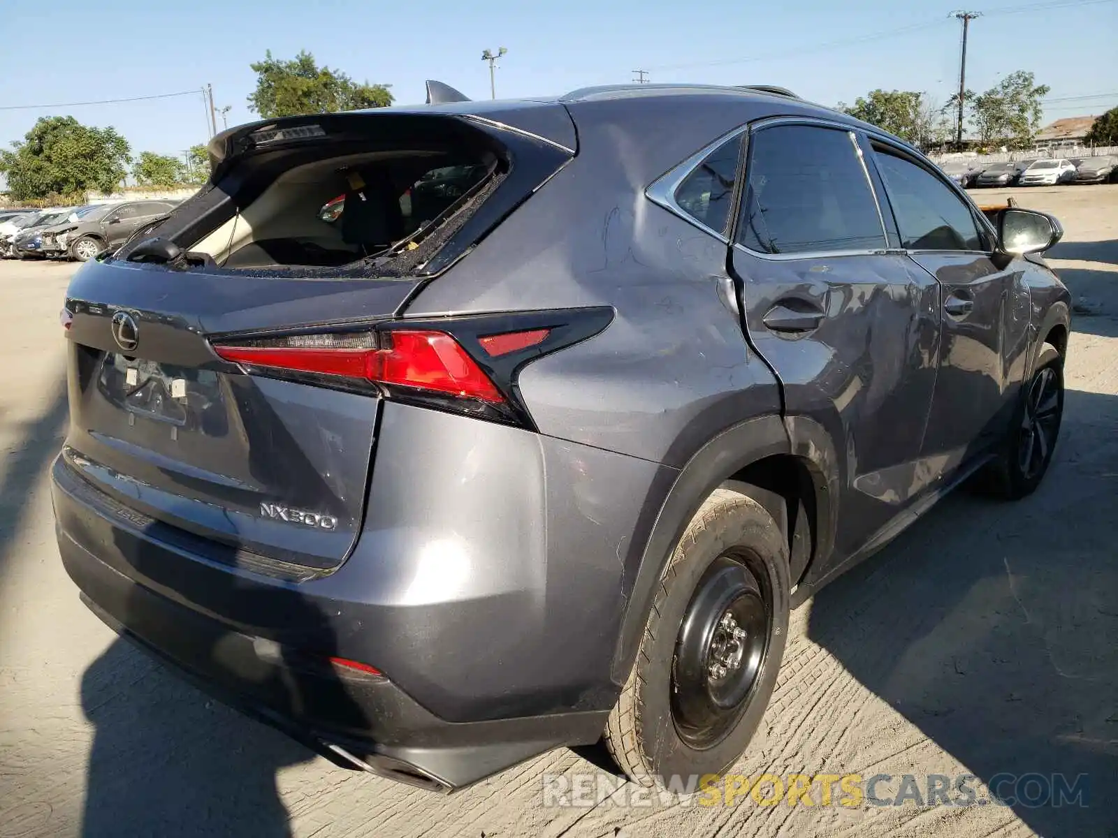 4 Фотография поврежденного автомобиля JTJGARBZ7L5001470 LEXUS NX 2020