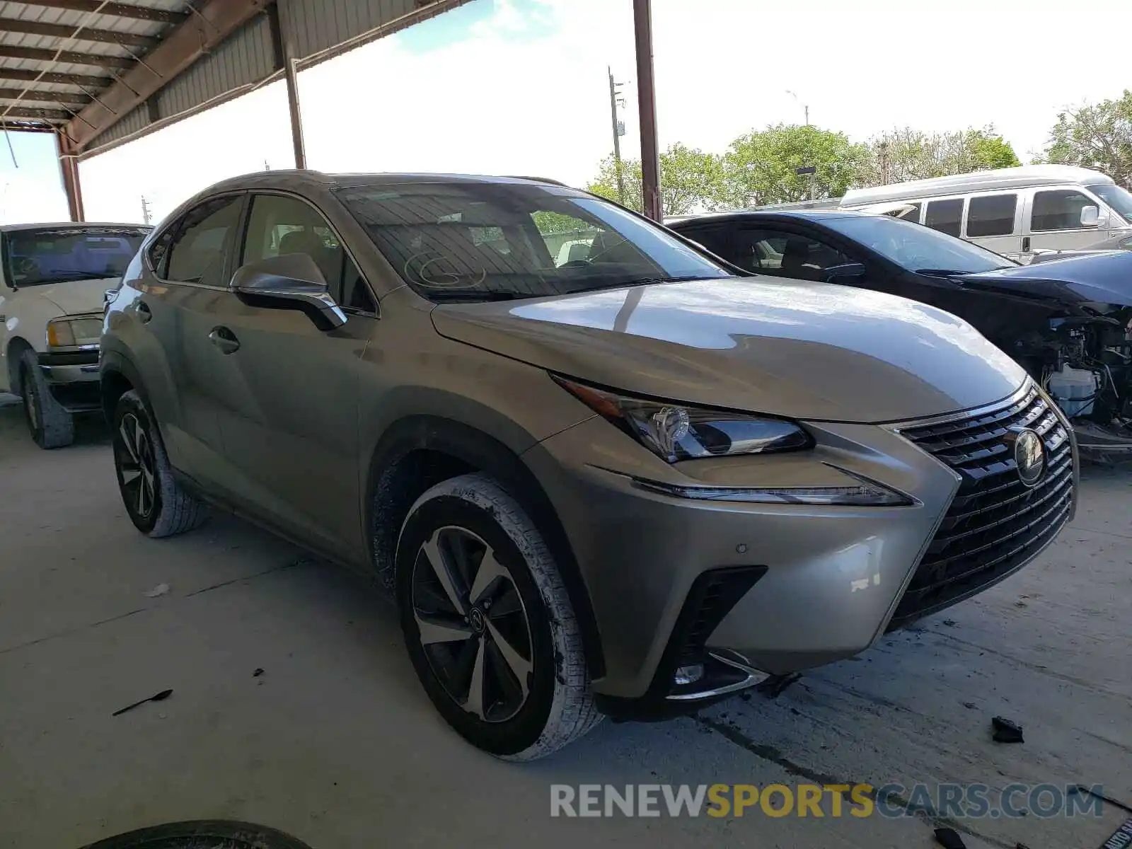 1 Photograph of a damaged car JTJGARBZ7L5012355 LEXUS NX 2020