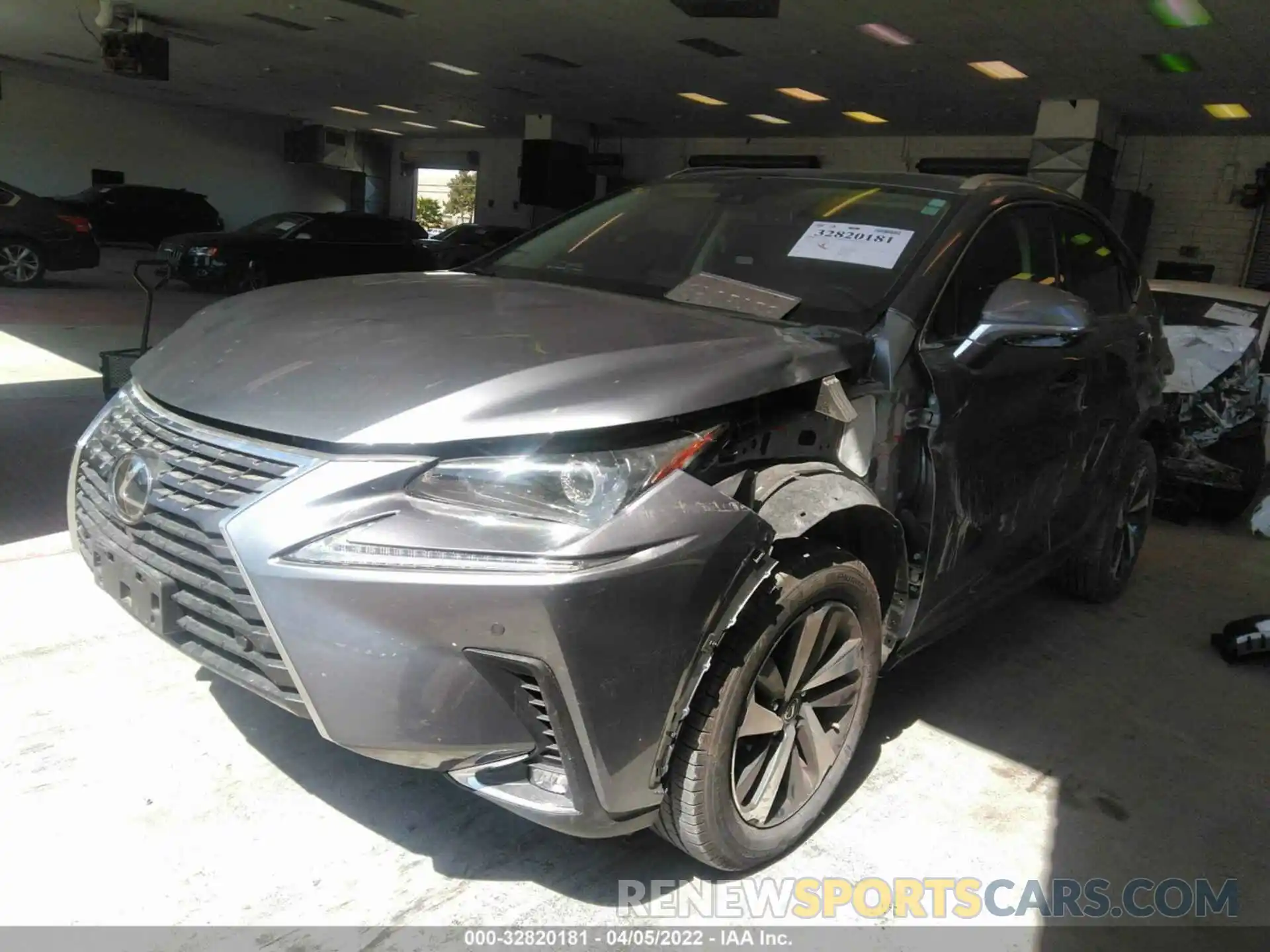 2 Photograph of a damaged car JTJGARBZ7L5015580 LEXUS NX 2020