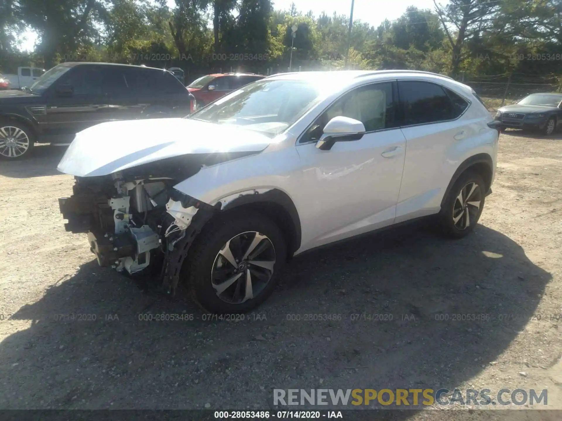 2 Photograph of a damaged car JTJGARBZ7L5016714 LEXUS NX 2020