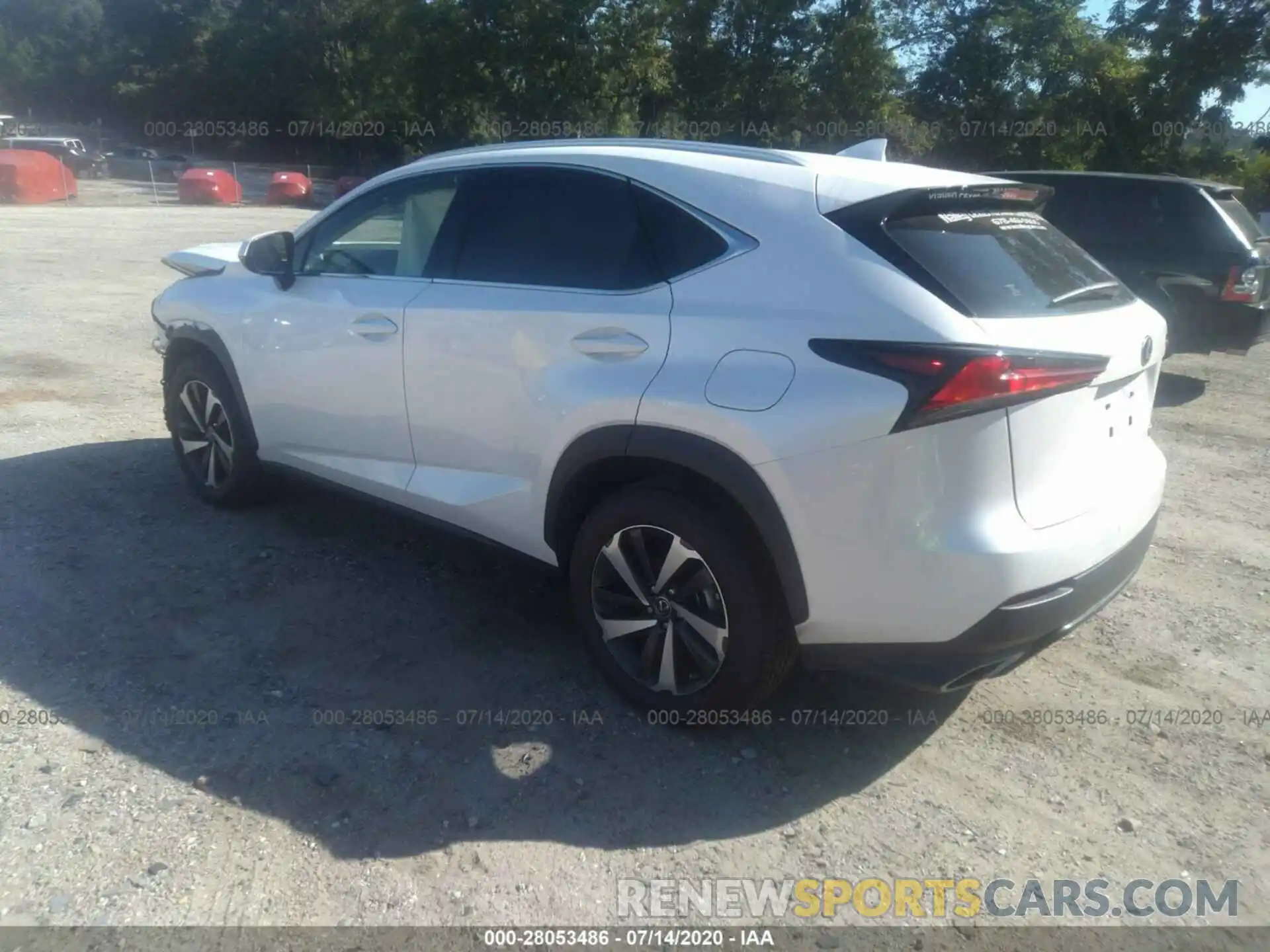 3 Photograph of a damaged car JTJGARBZ7L5016714 LEXUS NX 2020