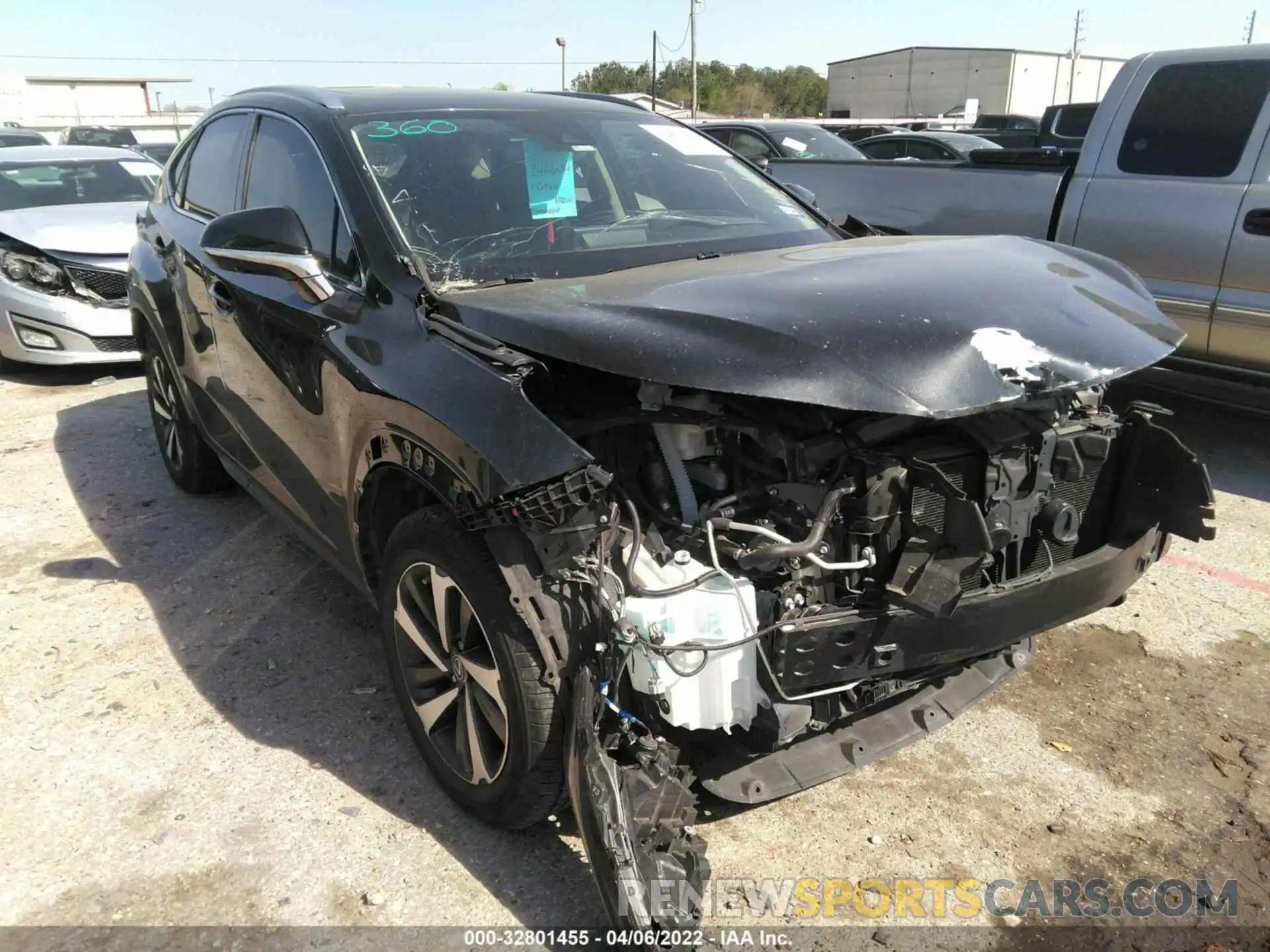 1 Photograph of a damaged car JTJGARBZ8L2166011 LEXUS NX 2020