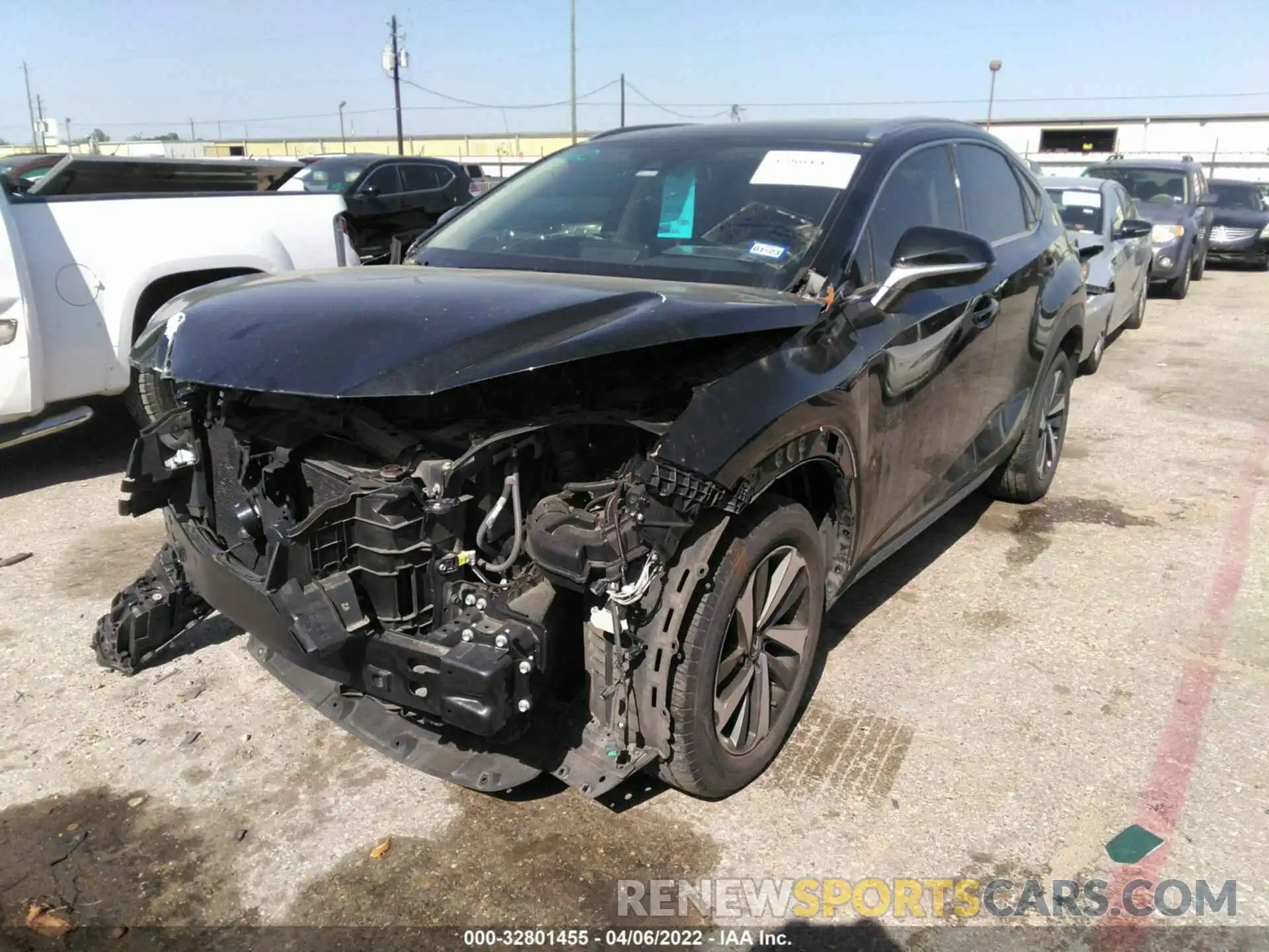 2 Фотография поврежденного автомобиля JTJGARBZ8L2166011 LEXUS NX 2020