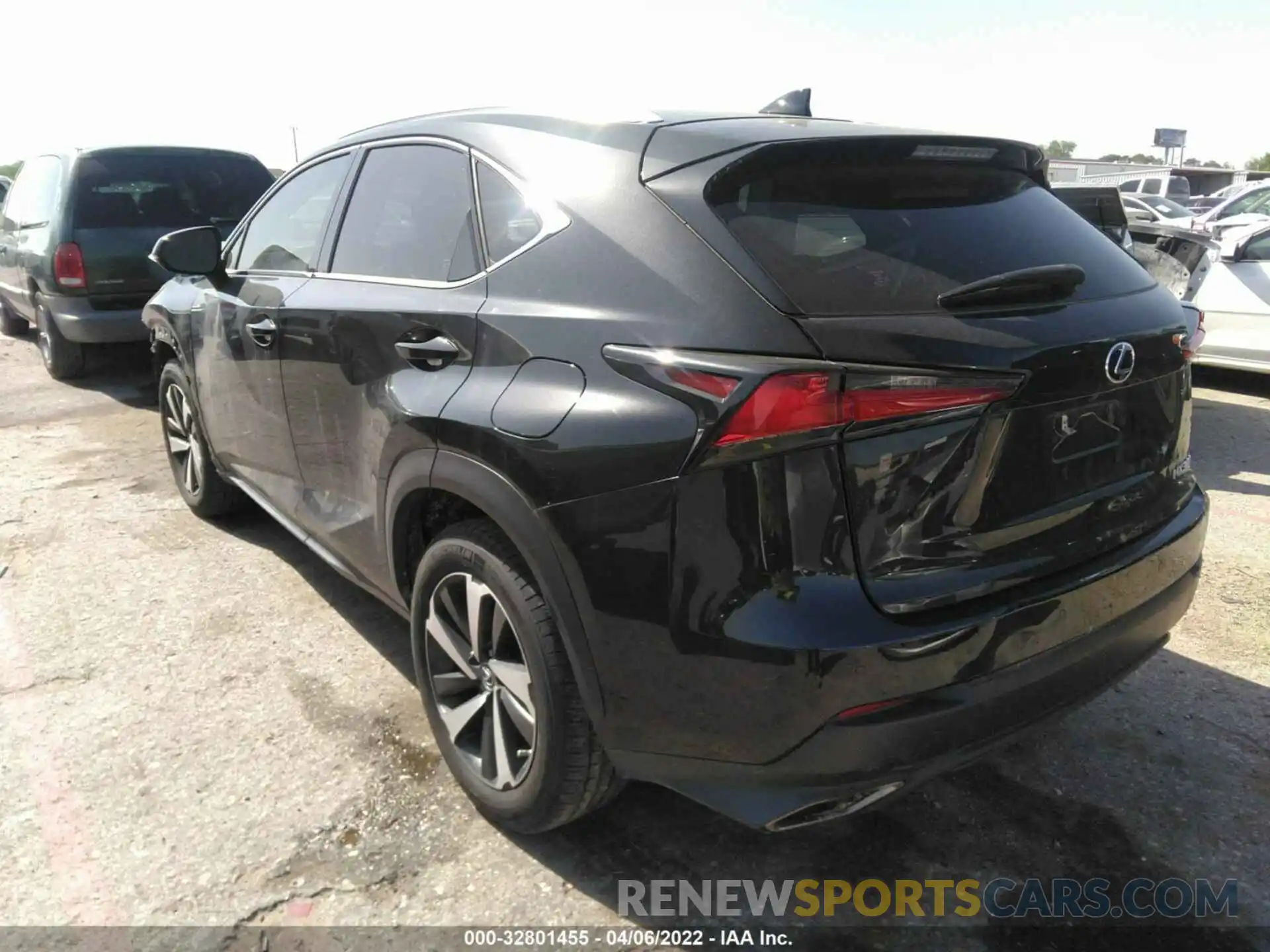 3 Фотография поврежденного автомобиля JTJGARBZ8L2166011 LEXUS NX 2020