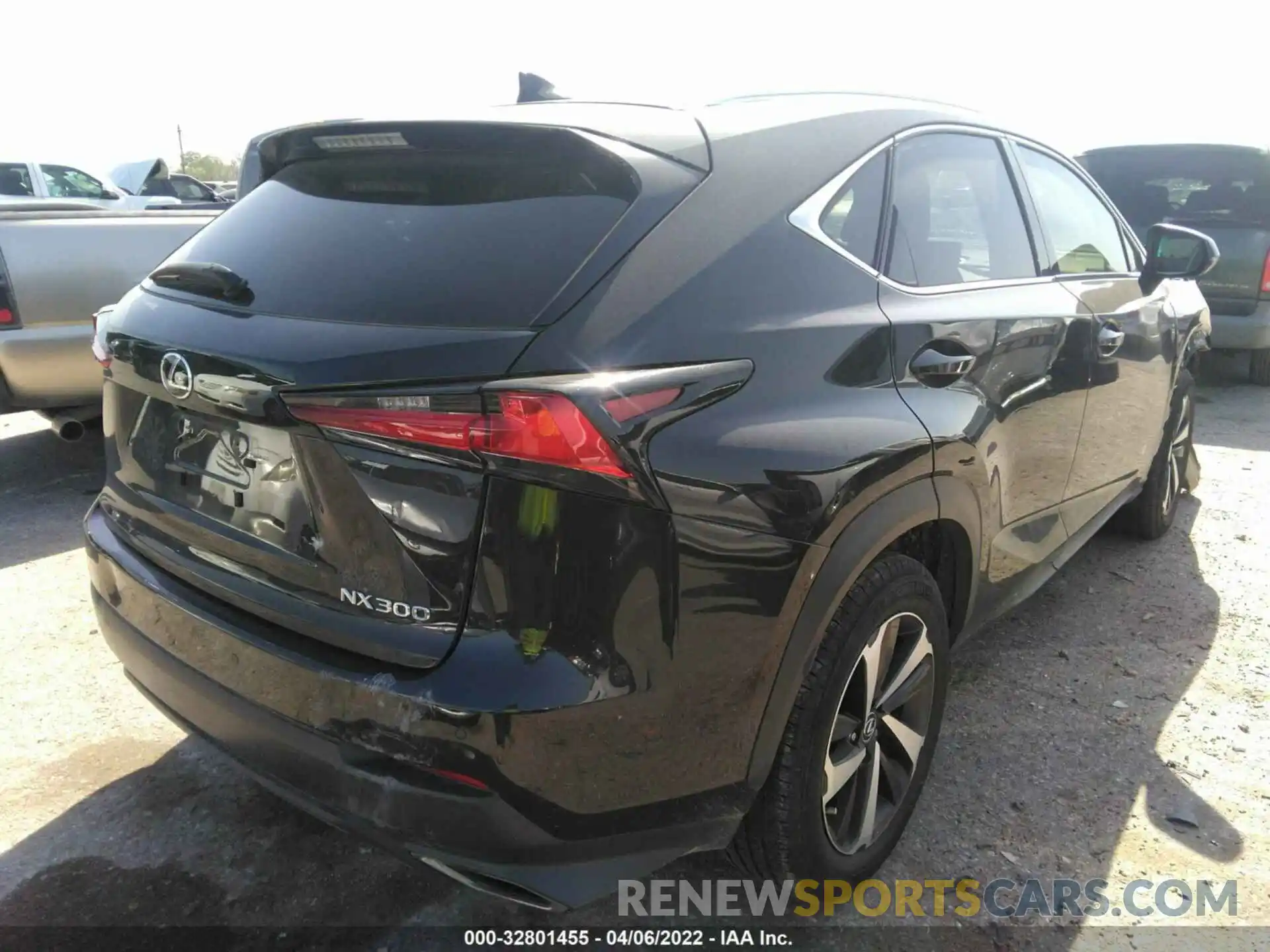 4 Фотография поврежденного автомобиля JTJGARBZ8L2166011 LEXUS NX 2020