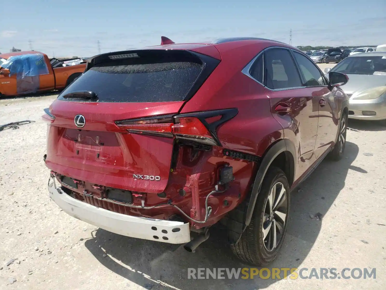 4 Photograph of a damaged car JTJGARBZ8L2167255 LEXUS NX 2020