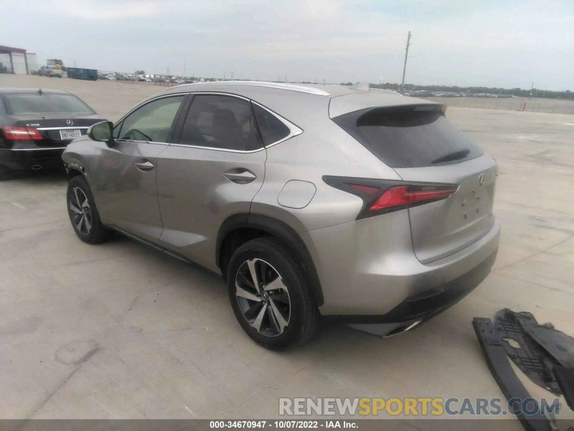 3 Photograph of a damaged car JTJGARBZ8L5003812 LEXUS NX 2020