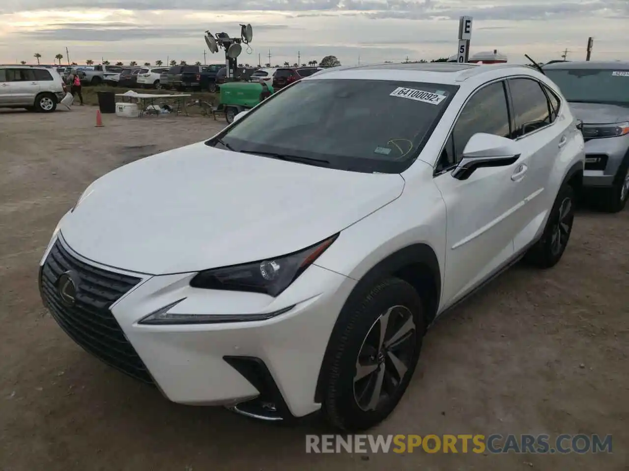 2 Photograph of a damaged car JTJGARBZ8L5005978 LEXUS NX 2020