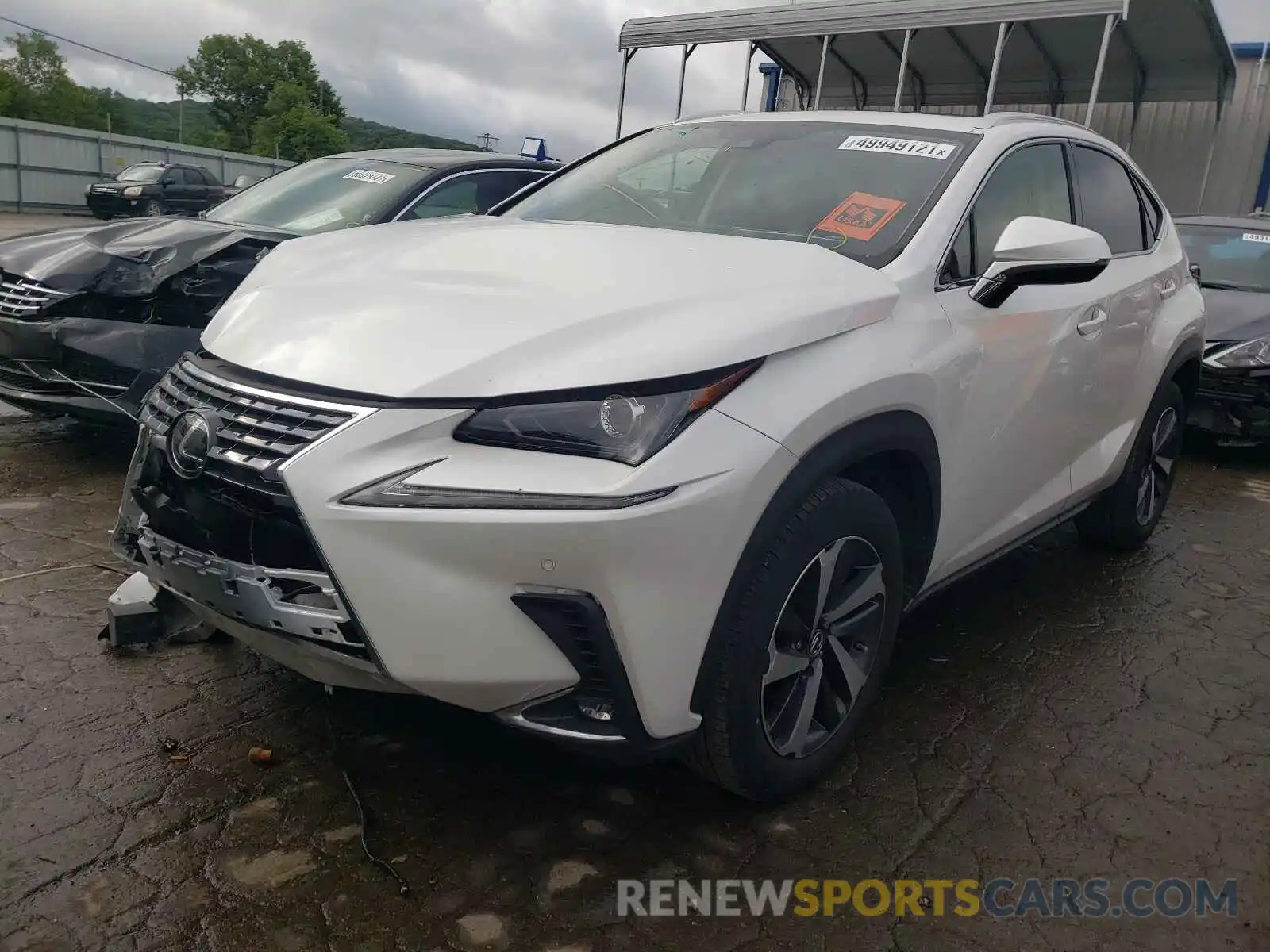 2 Фотография поврежденного автомобиля JTJGARBZ8L5008315 LEXUS NX 2020