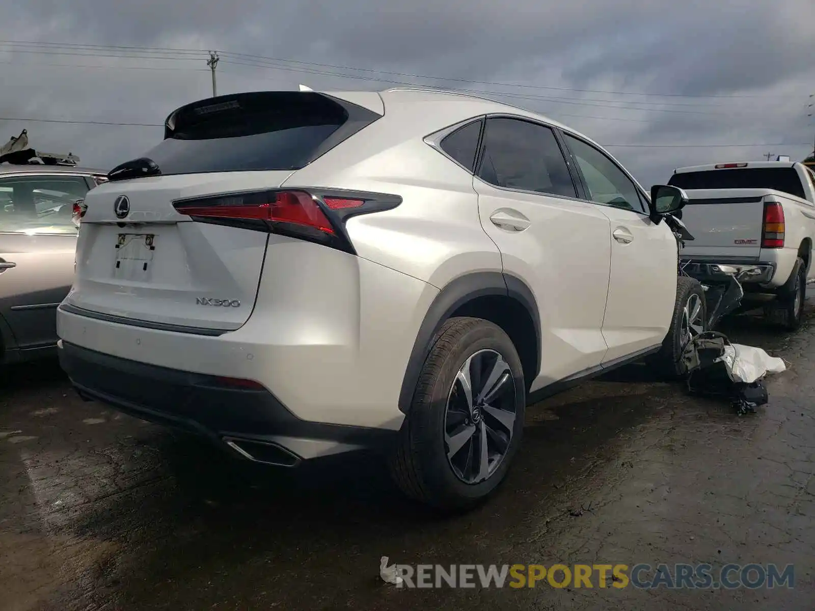 4 Фотография поврежденного автомобиля JTJGARBZ8L5008315 LEXUS NX 2020