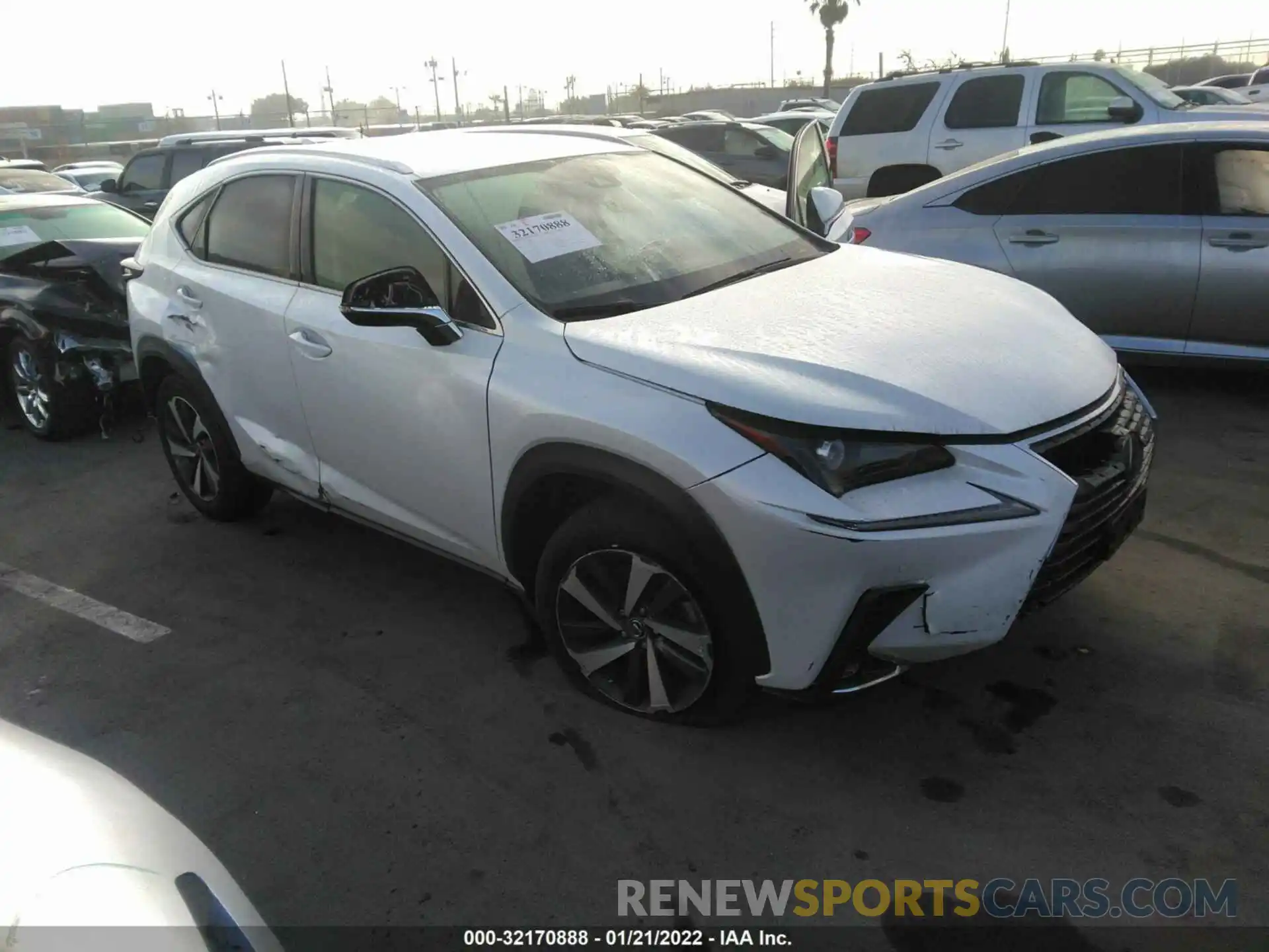 1 Photograph of a damaged car JTJGARBZ8L5019198 LEXUS NX 2020