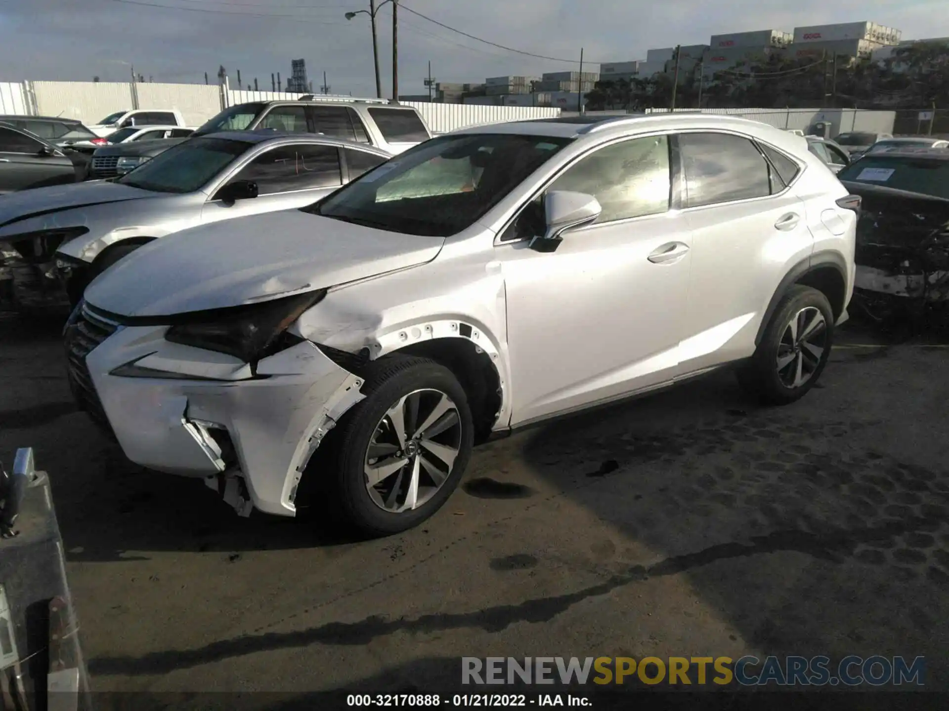 2 Photograph of a damaged car JTJGARBZ8L5019198 LEXUS NX 2020