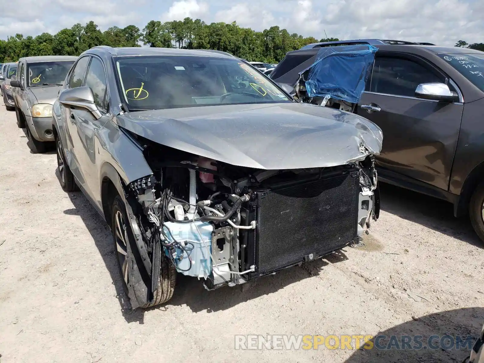 1 Photograph of a damaged car JTJGARBZ9L2159164 LEXUS NX 2020