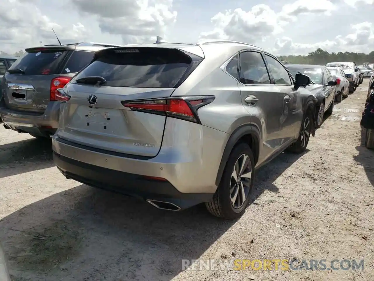 4 Фотография поврежденного автомобиля JTJGARBZ9L2159164 LEXUS NX 2020