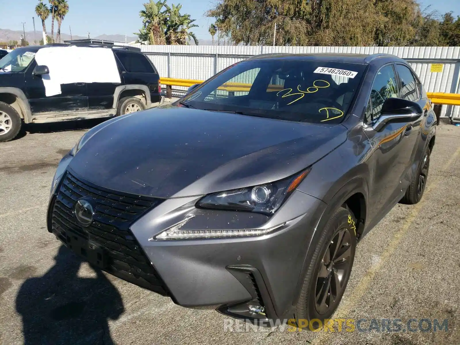 2 Фотография поврежденного автомобиля JTJGARBZ9L2168365 LEXUS NX 2020