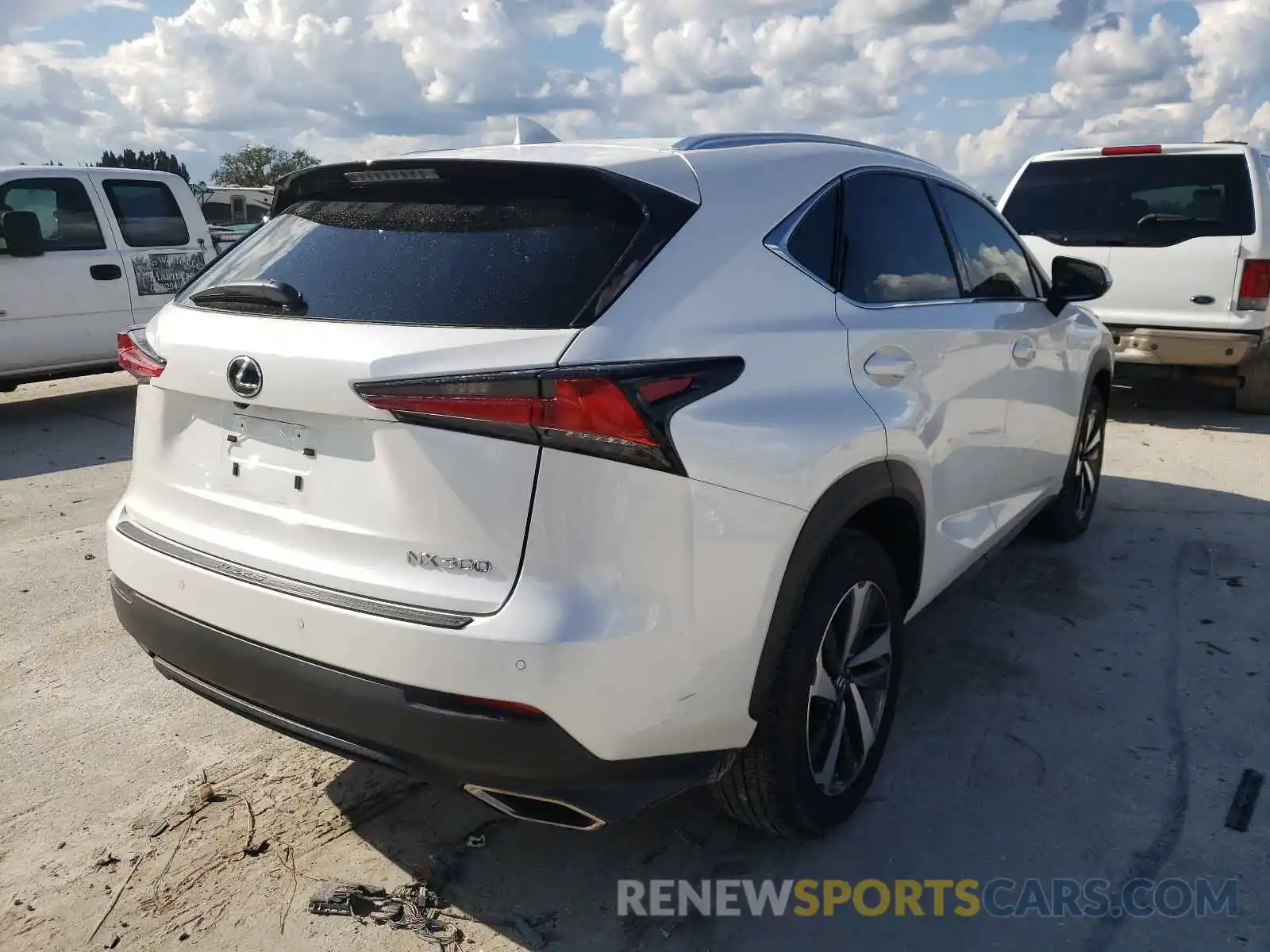 4 Фотография поврежденного автомобиля JTJGARBZ9L2177325 LEXUS NX 2020