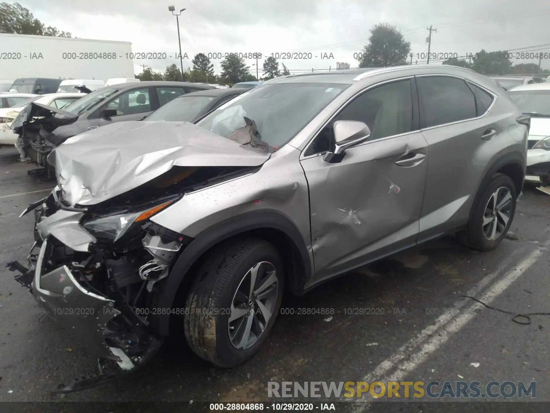 2 Photograph of a damaged car JTJGARBZ9L5002491 LEXUS NX 2020