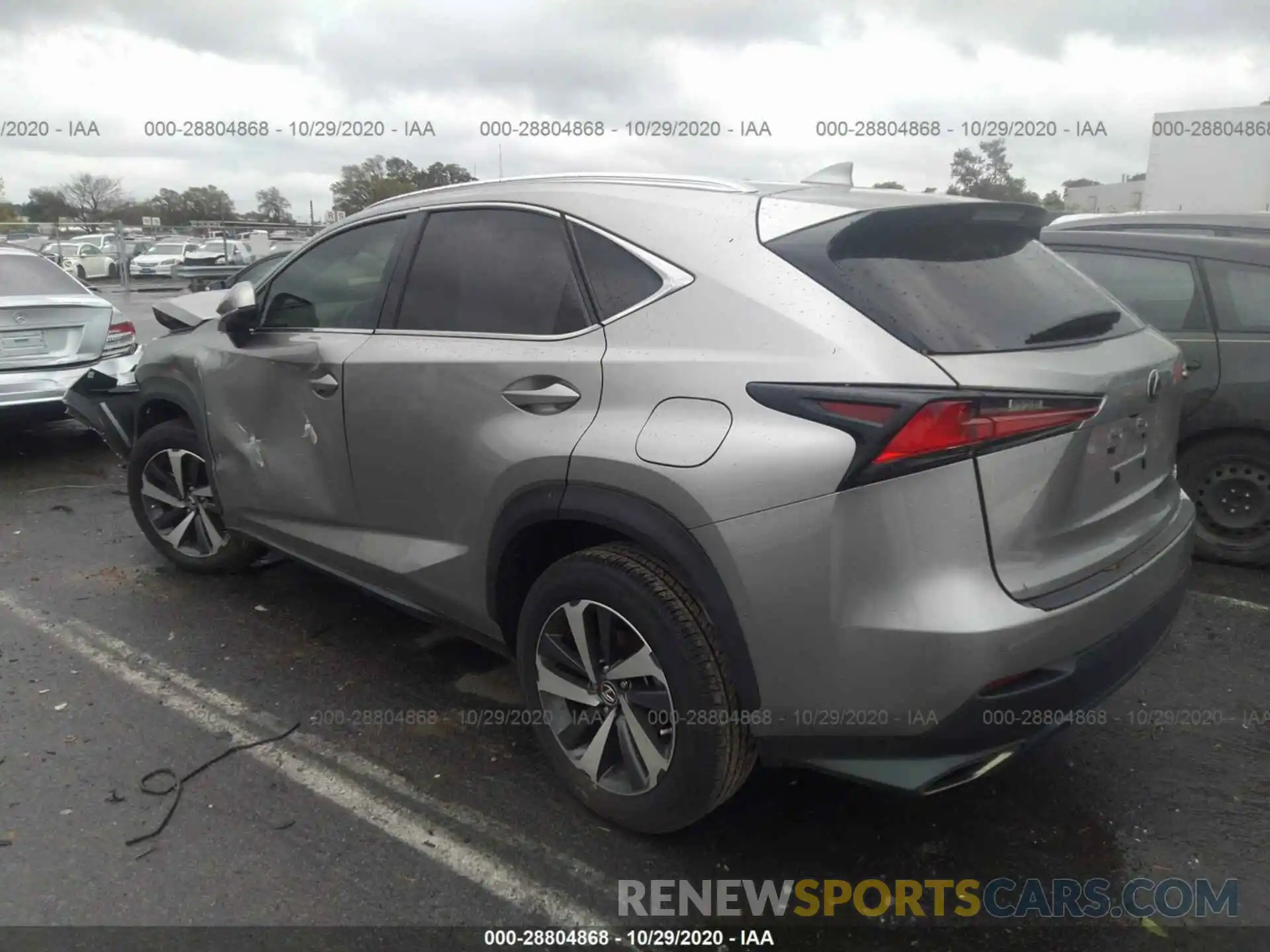 3 Фотография поврежденного автомобиля JTJGARBZ9L5002491 LEXUS NX 2020