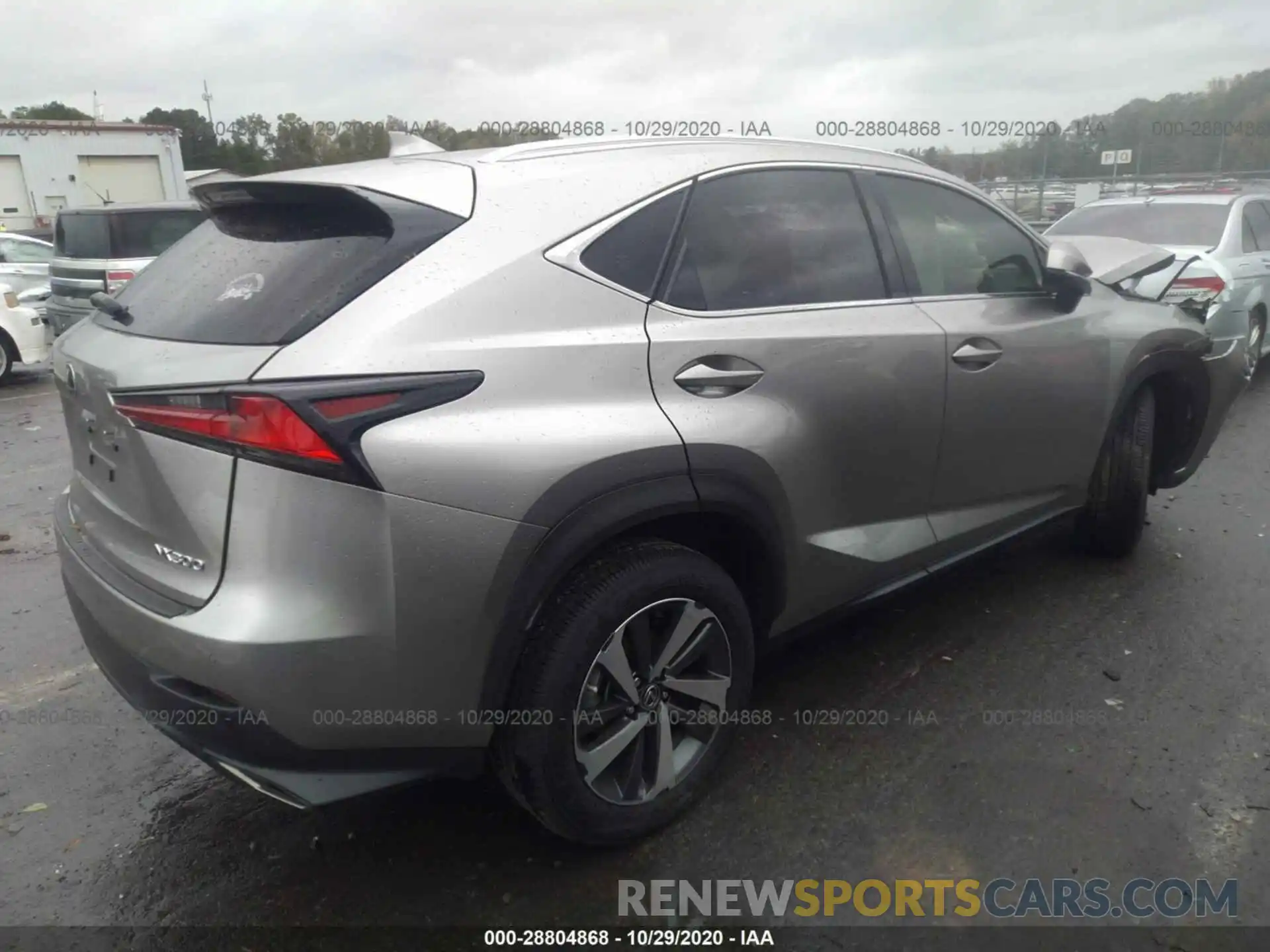 4 Фотография поврежденного автомобиля JTJGARBZ9L5002491 LEXUS NX 2020