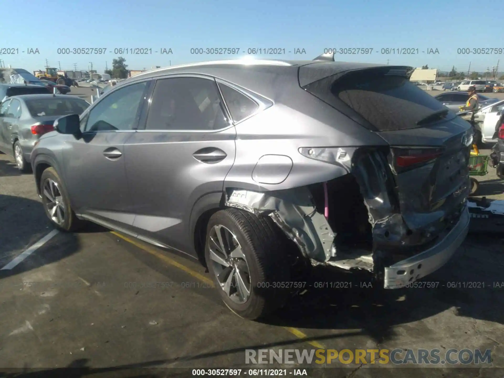 3 Photograph of a damaged car JTJGARBZ9L5004368 LEXUS NX 2020