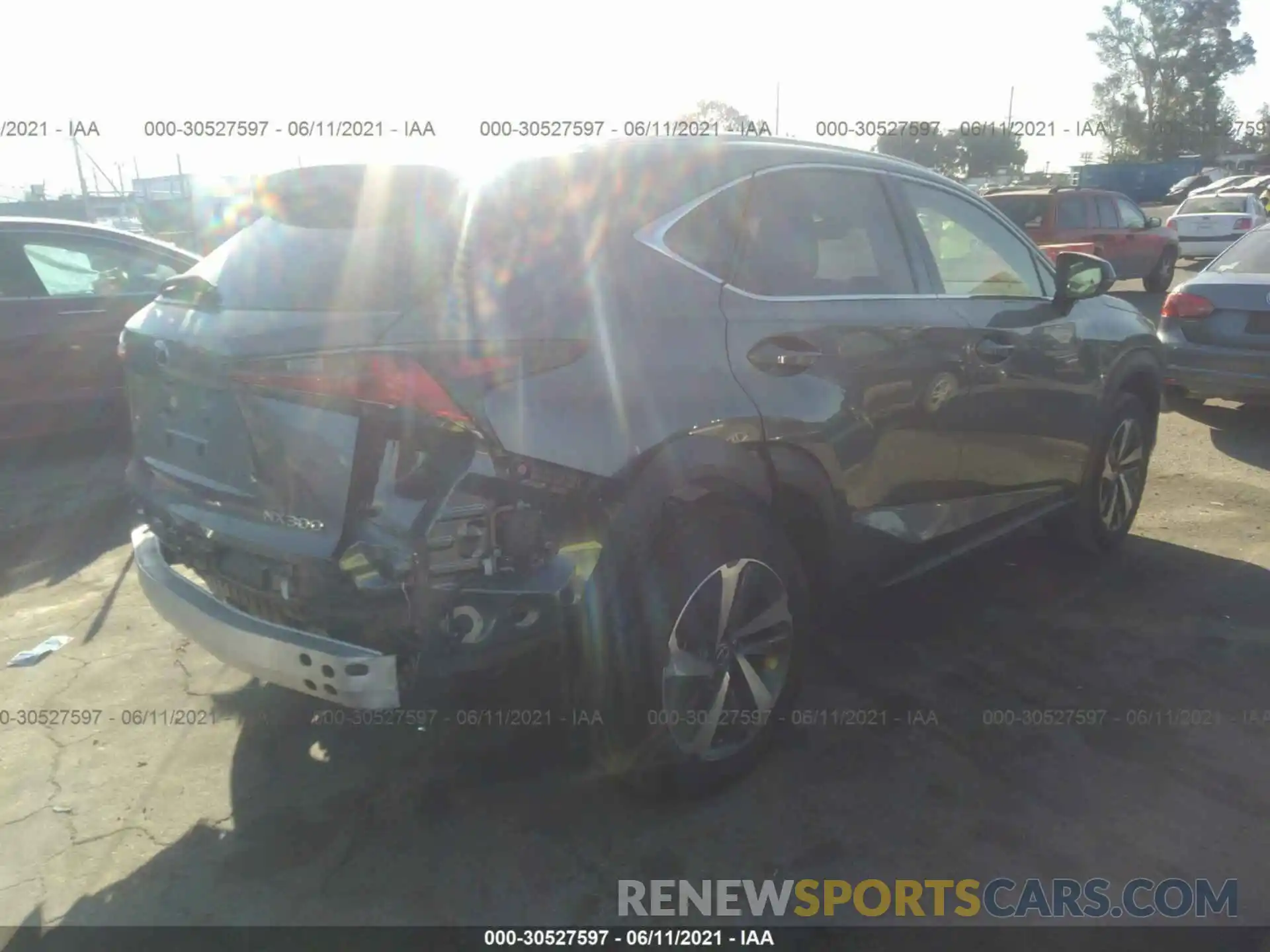 4 Photograph of a damaged car JTJGARBZ9L5004368 LEXUS NX 2020