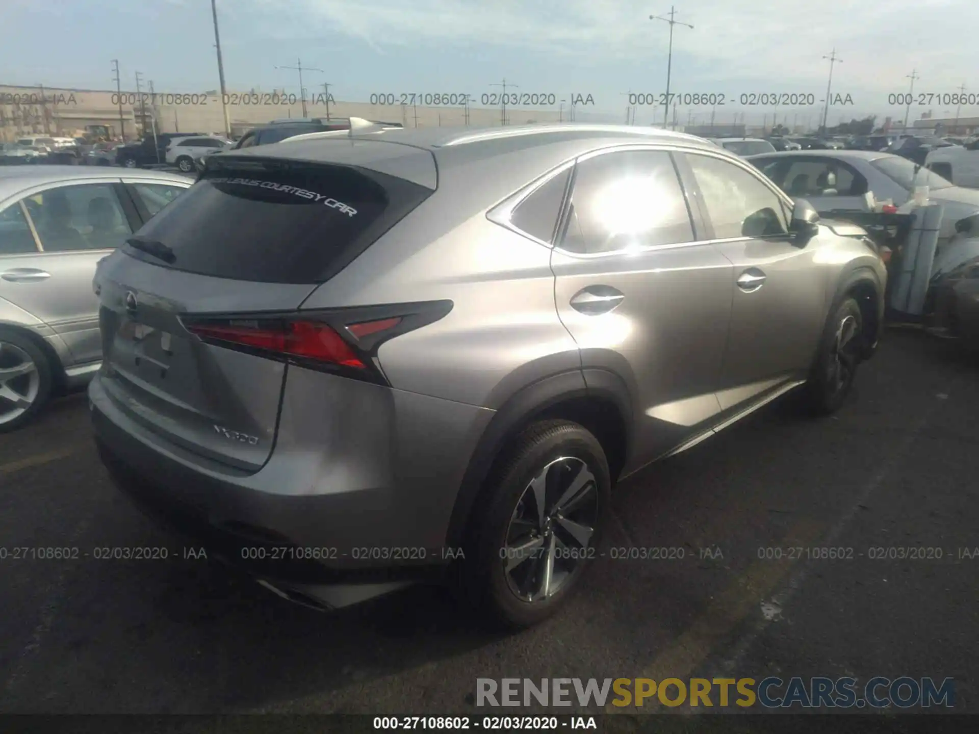 4 Фотография поврежденного автомобиля JTJGARBZ9L5008968 LEXUS NX 2020