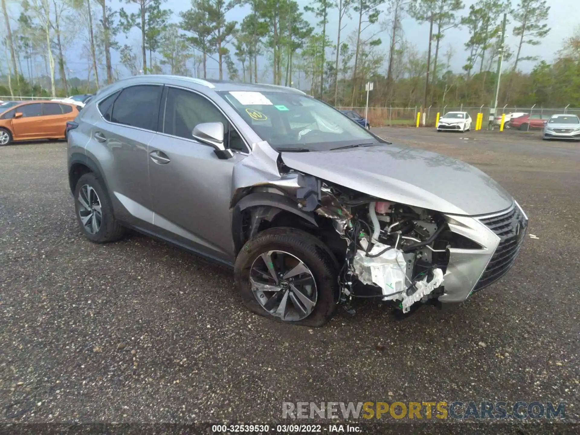 1 Photograph of a damaged car JTJGARBZXL2160985 LEXUS NX 2020