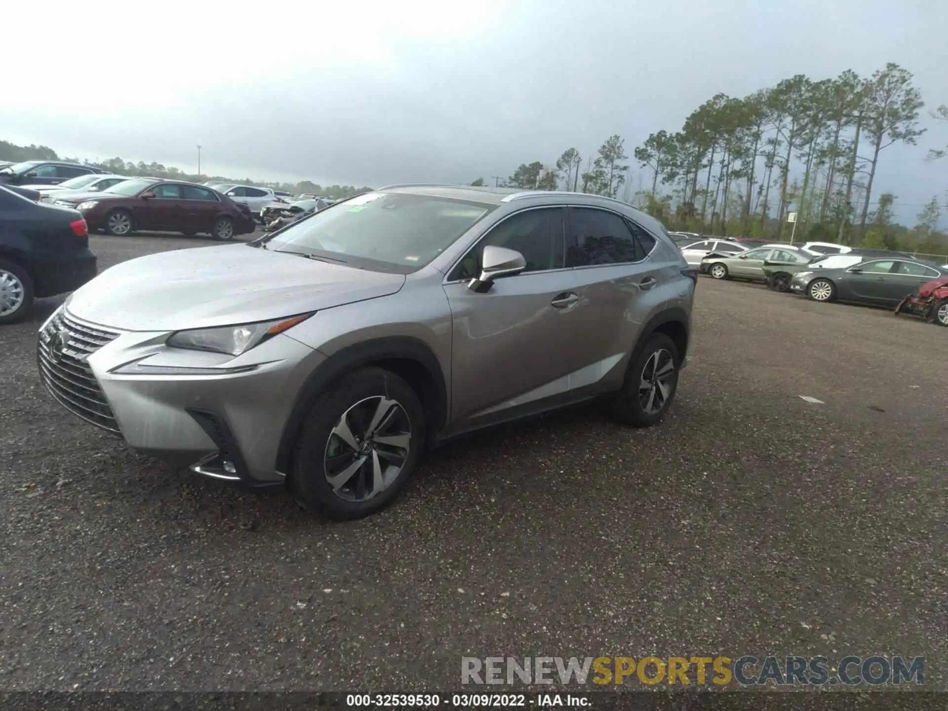 2 Фотография поврежденного автомобиля JTJGARBZXL2160985 LEXUS NX 2020