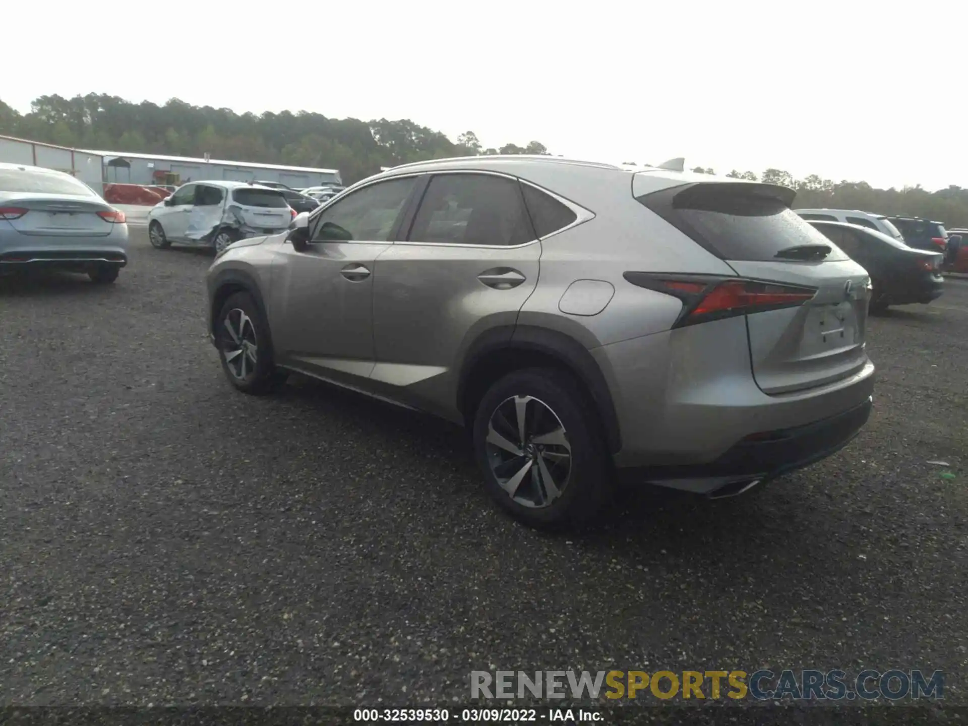 3 Фотография поврежденного автомобиля JTJGARBZXL2160985 LEXUS NX 2020