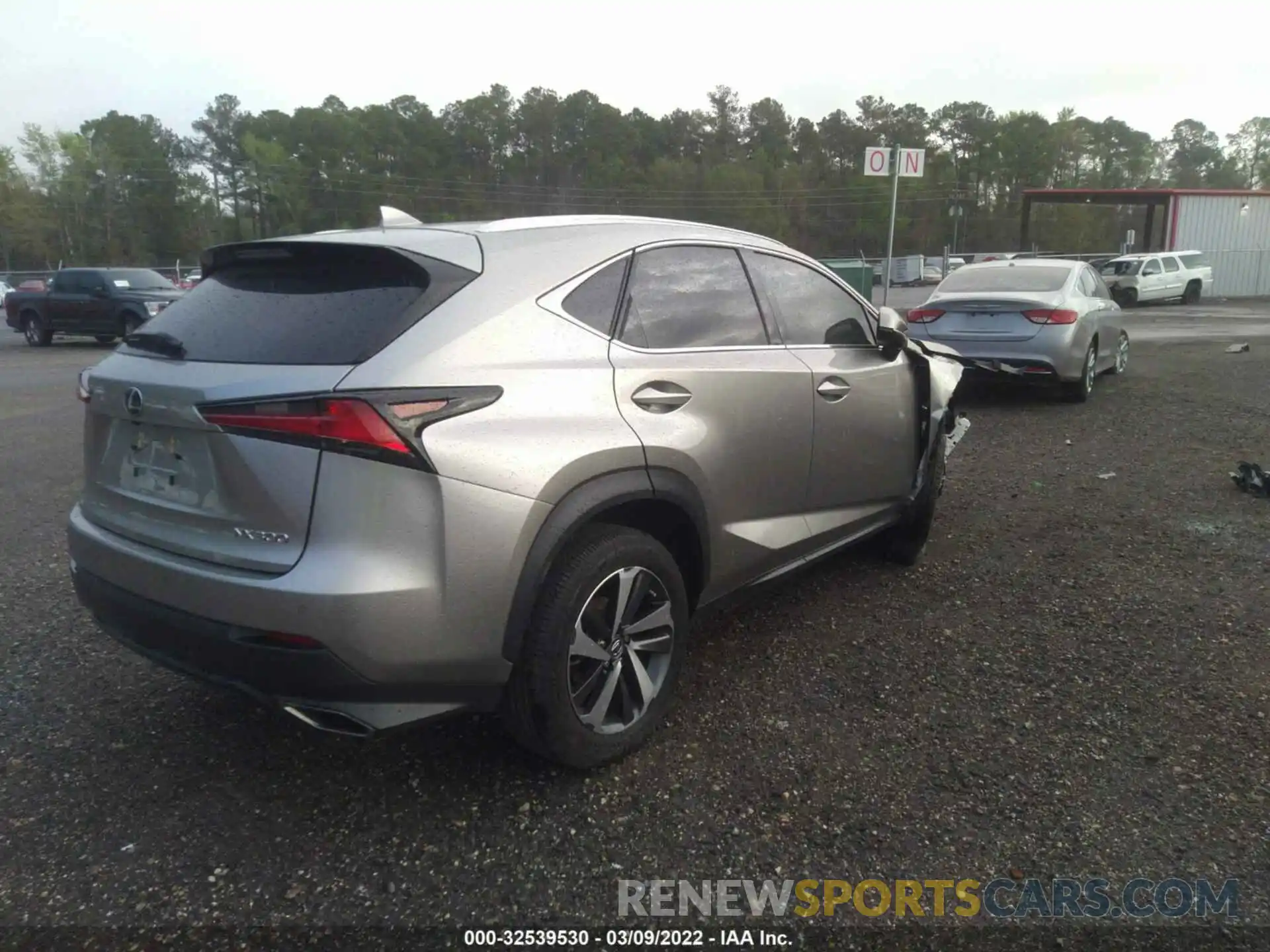 4 Фотография поврежденного автомобиля JTJGARBZXL2160985 LEXUS NX 2020