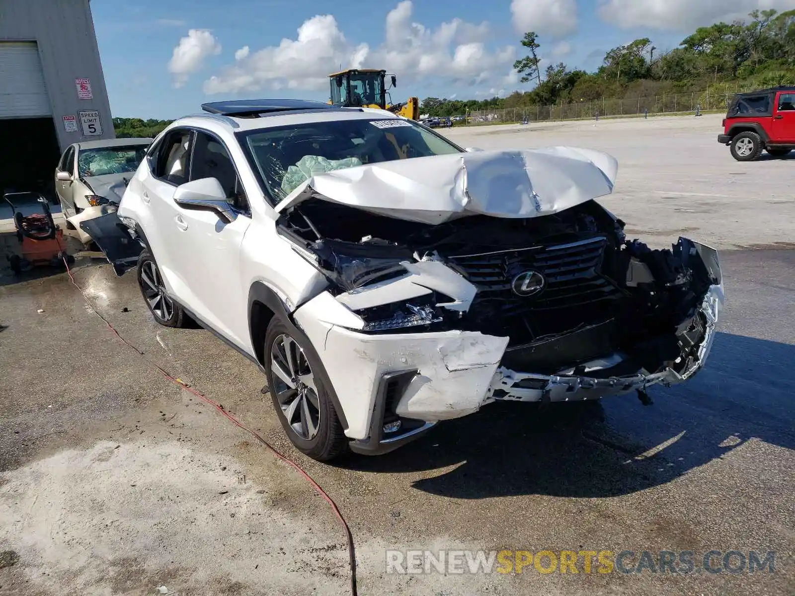 1 Photograph of a damaged car JTJGARBZXL5000720 LEXUS NX 2020