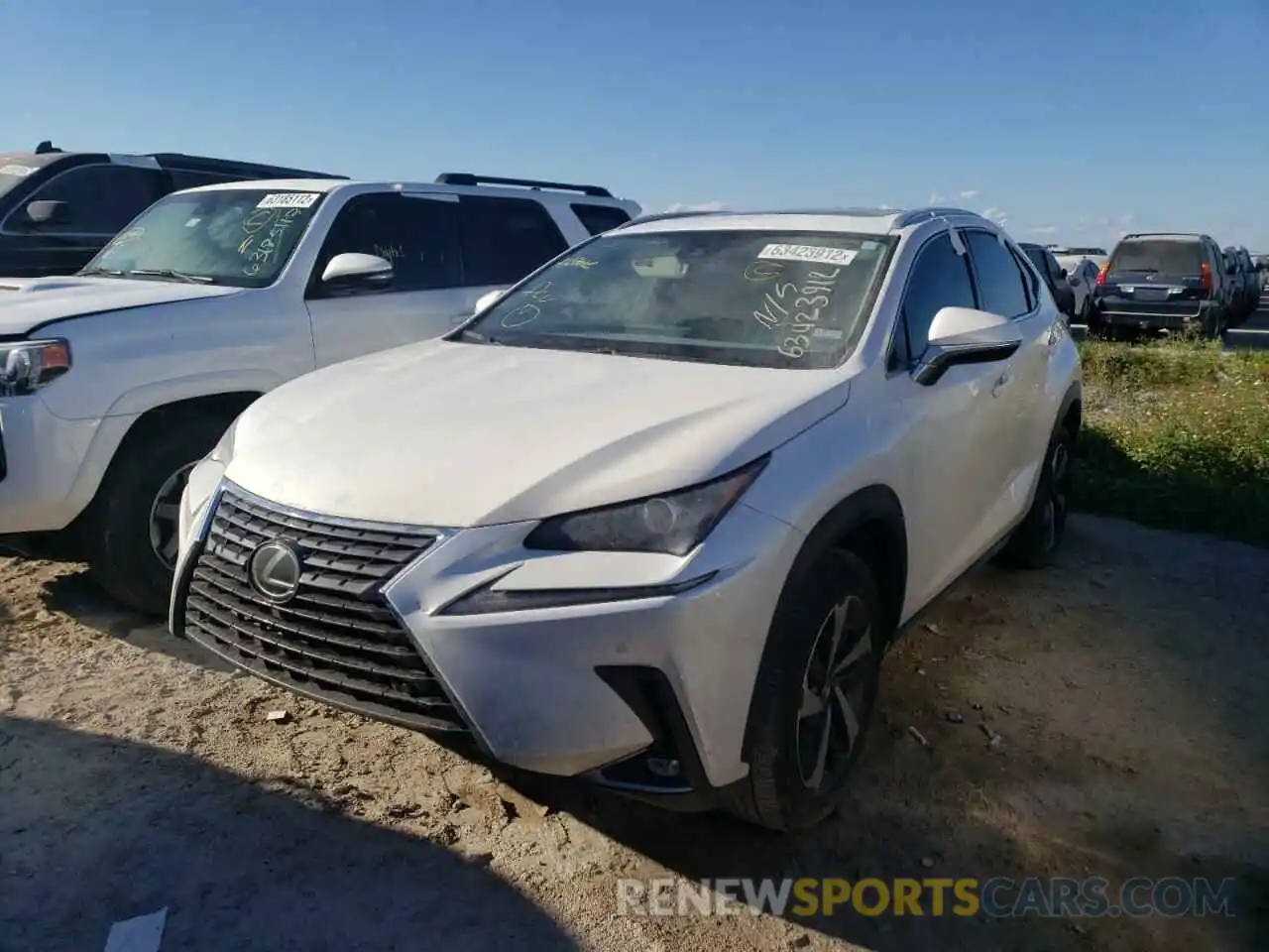 2 Photograph of a damaged car JTJGARBZXL5004962 LEXUS NX 2020