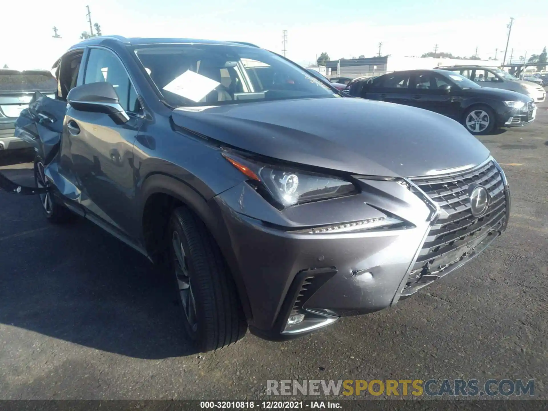 1 Фотография поврежденного автомобиля JTJGARBZXL5012396 LEXUS NX 2020