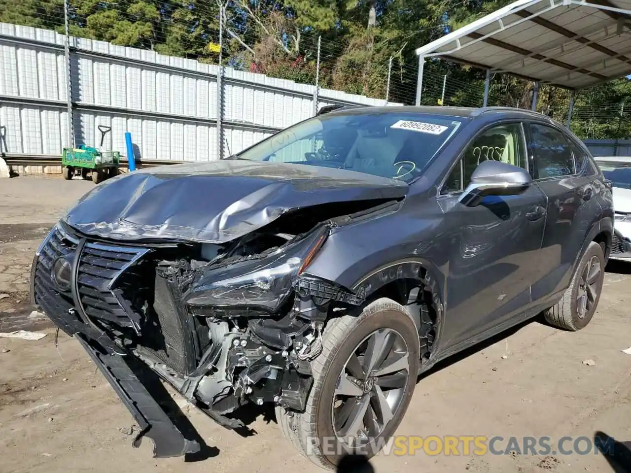 2 Photograph of a damaged car JTJGARBZXL5013323 LEXUS NX 2020