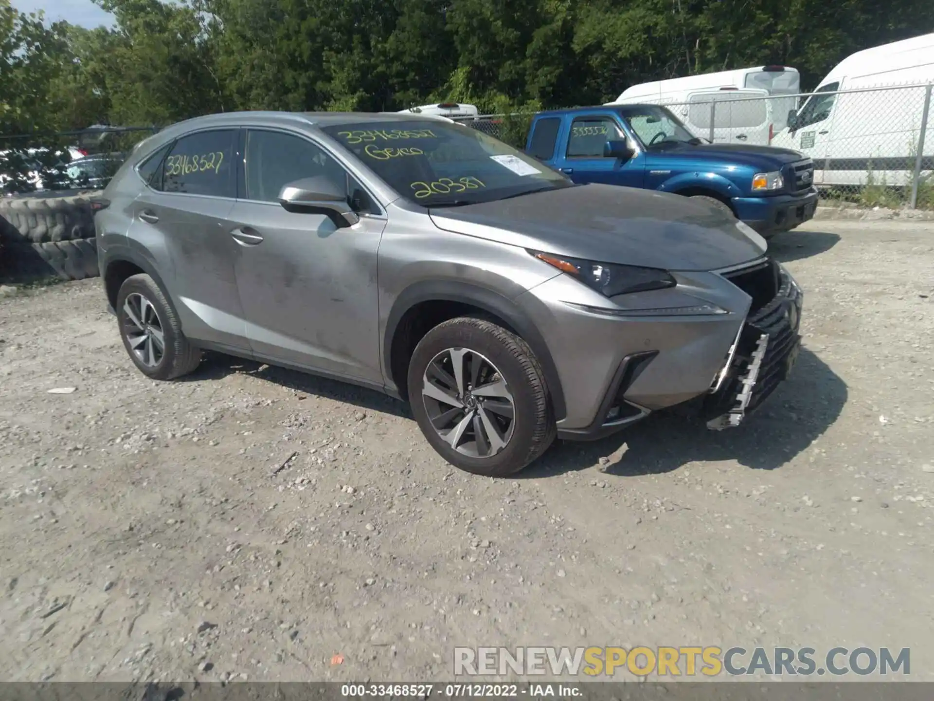 1 Photograph of a damaged car JTJGARDZ0L2223010 LEXUS NX 2020