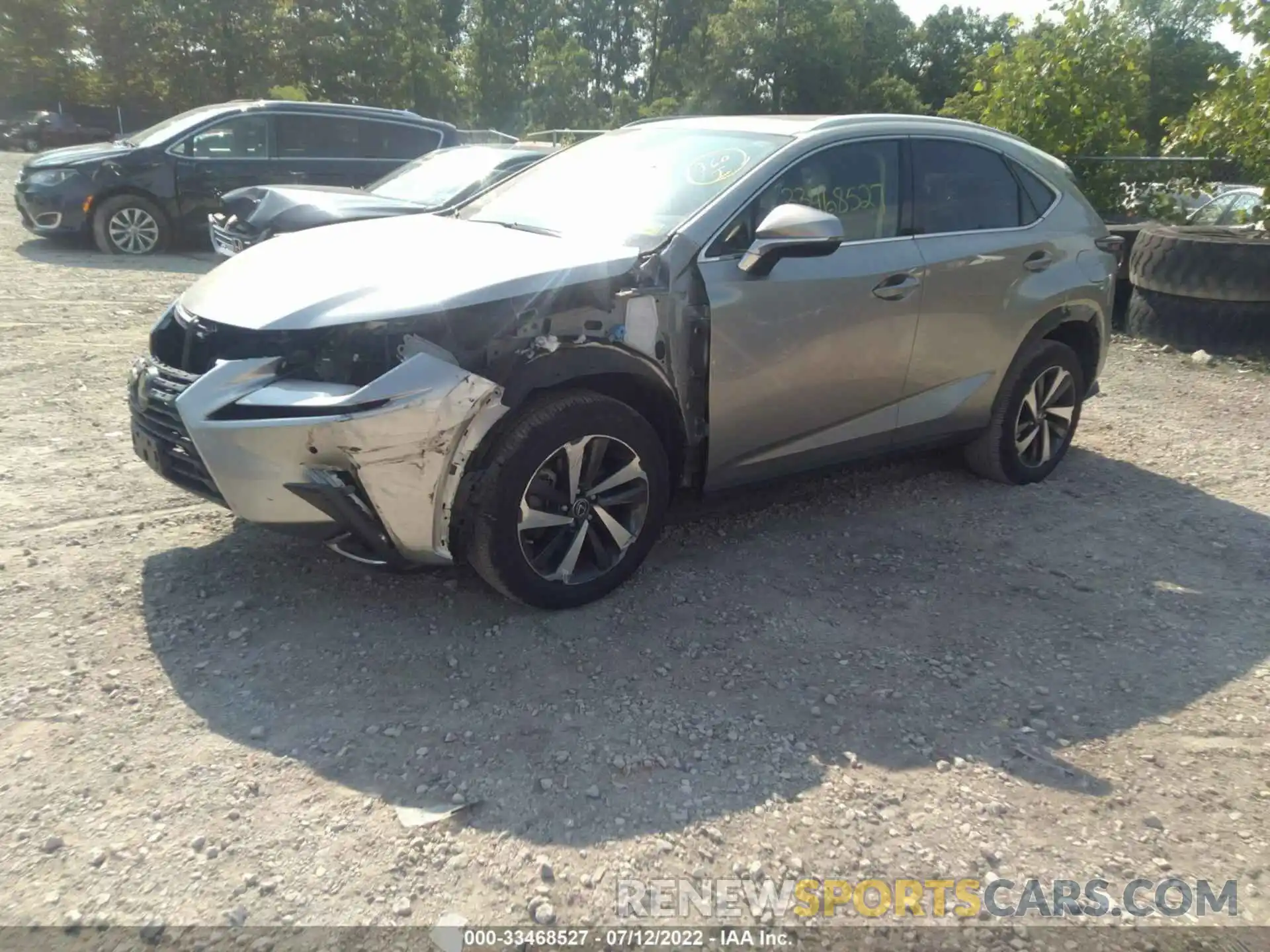 2 Фотография поврежденного автомобиля JTJGARDZ0L2223010 LEXUS NX 2020