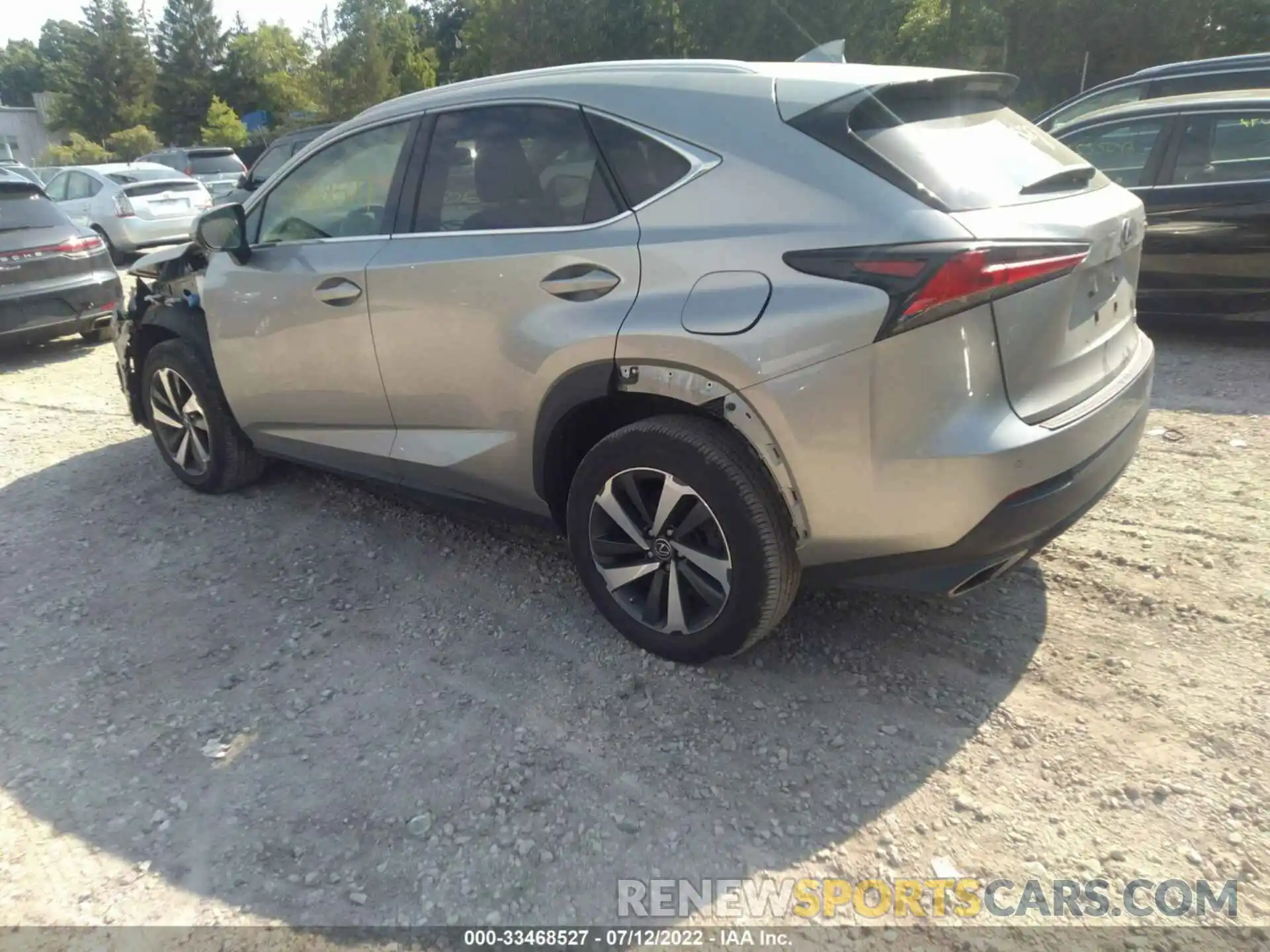 3 Фотография поврежденного автомобиля JTJGARDZ0L2223010 LEXUS NX 2020